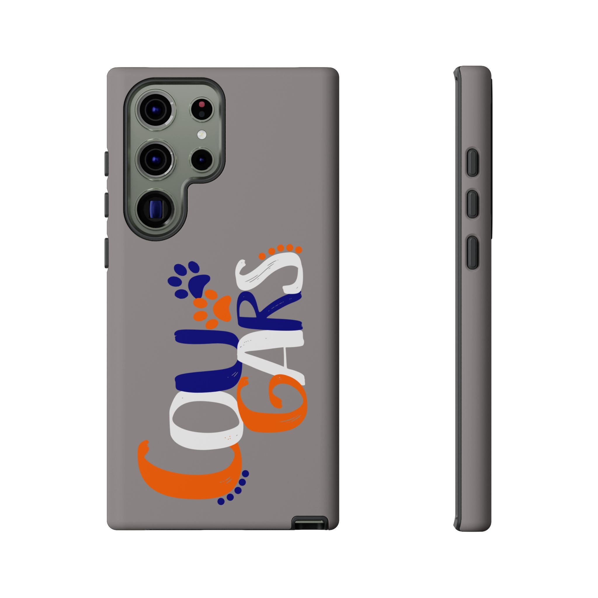 Cougars Phone Case – Cute Paw Print Team Design