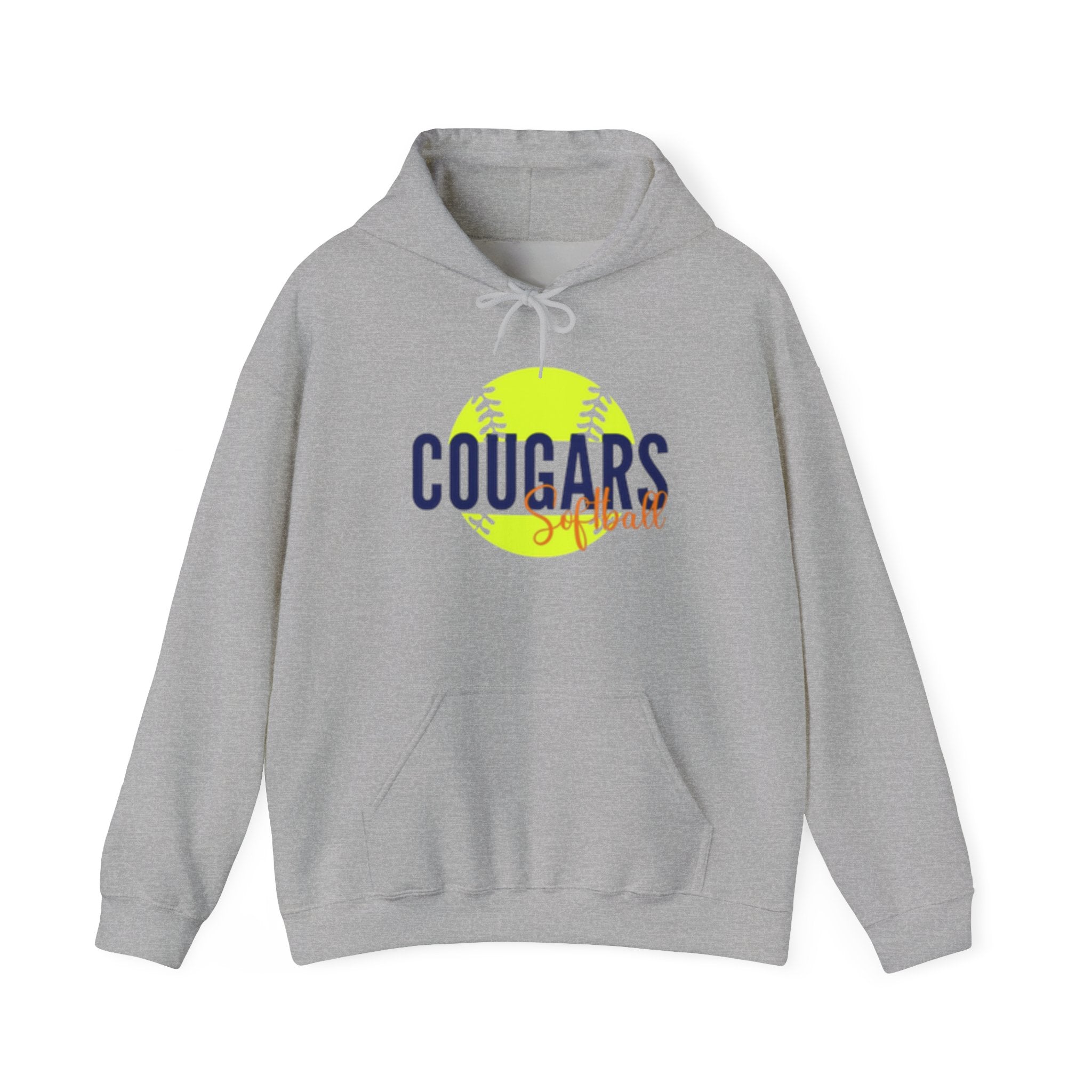 Cougars Softball Hoodie – Neon Softball Graphic Sweatshirt