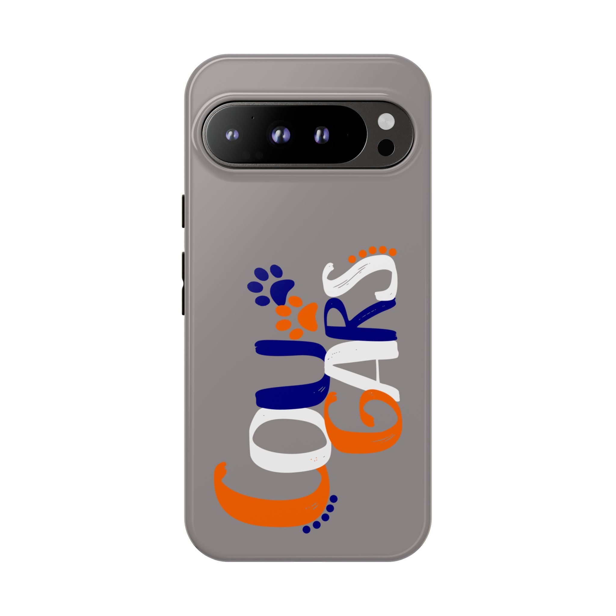 Cougars Phone Case – Cute Paw Print Team Design