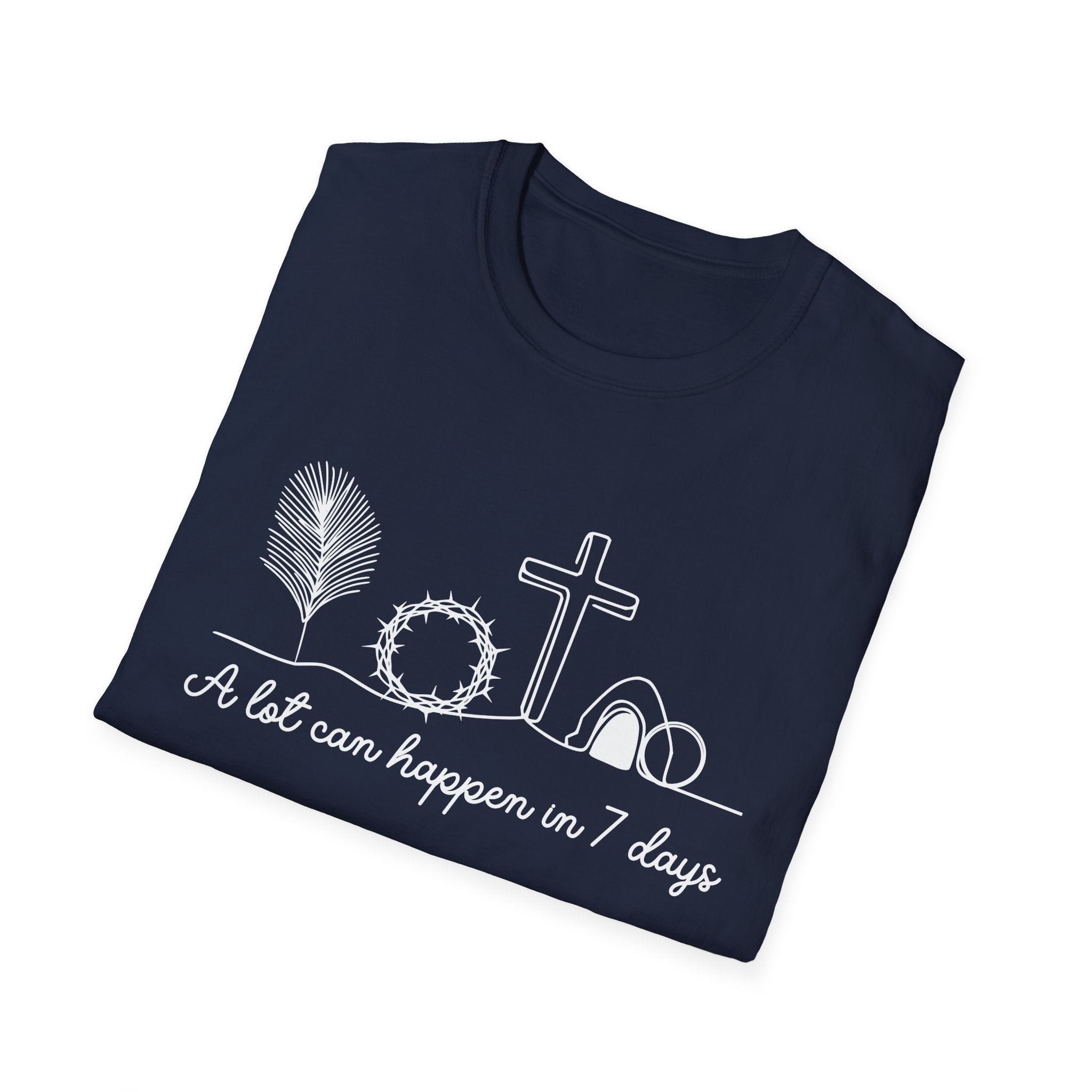A Lot Can Happen in Seven Days Easter Story — Classic Soft Tee