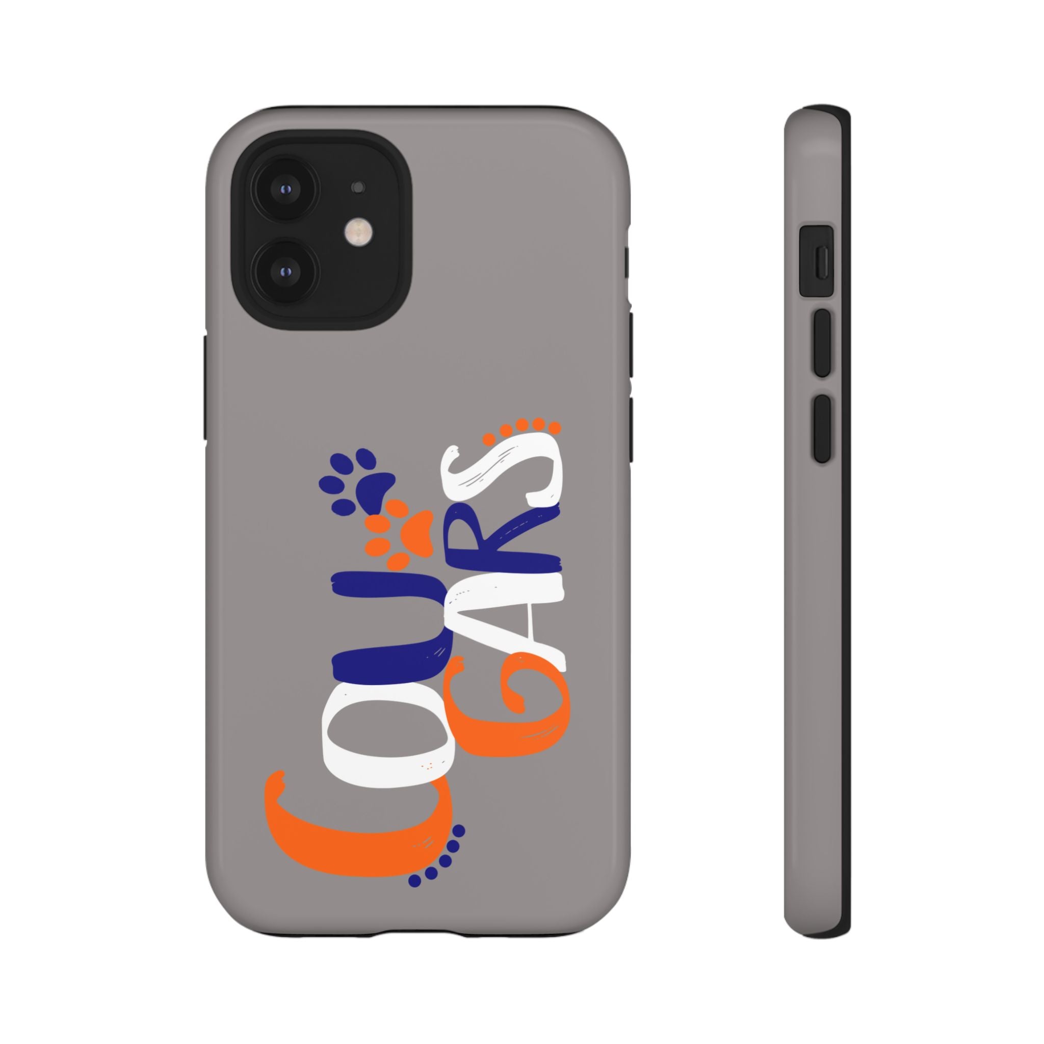 Cougars Phone Case – Cute Paw Print Team Design