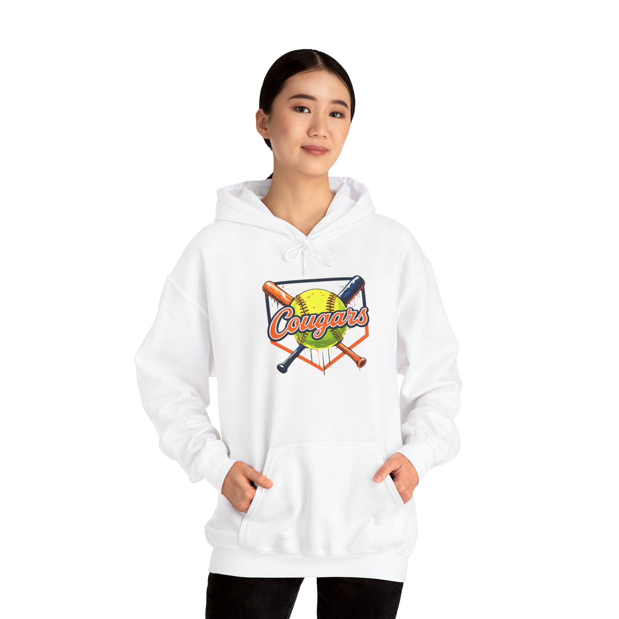 Cougars Softball Hoodie — Drip Style Team Sweatshirt
