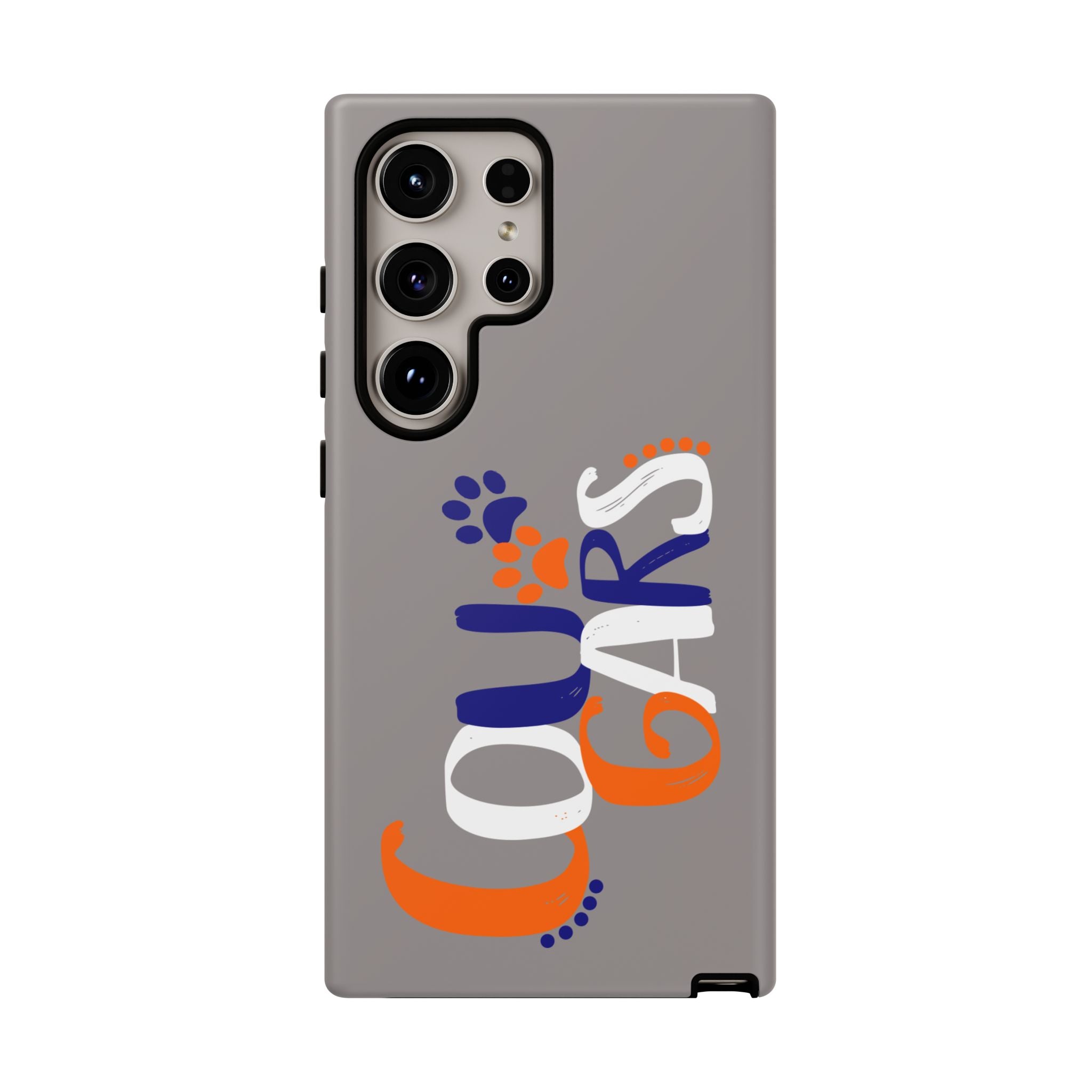 Cougars Phone Case – Cute Paw Print Team Design
