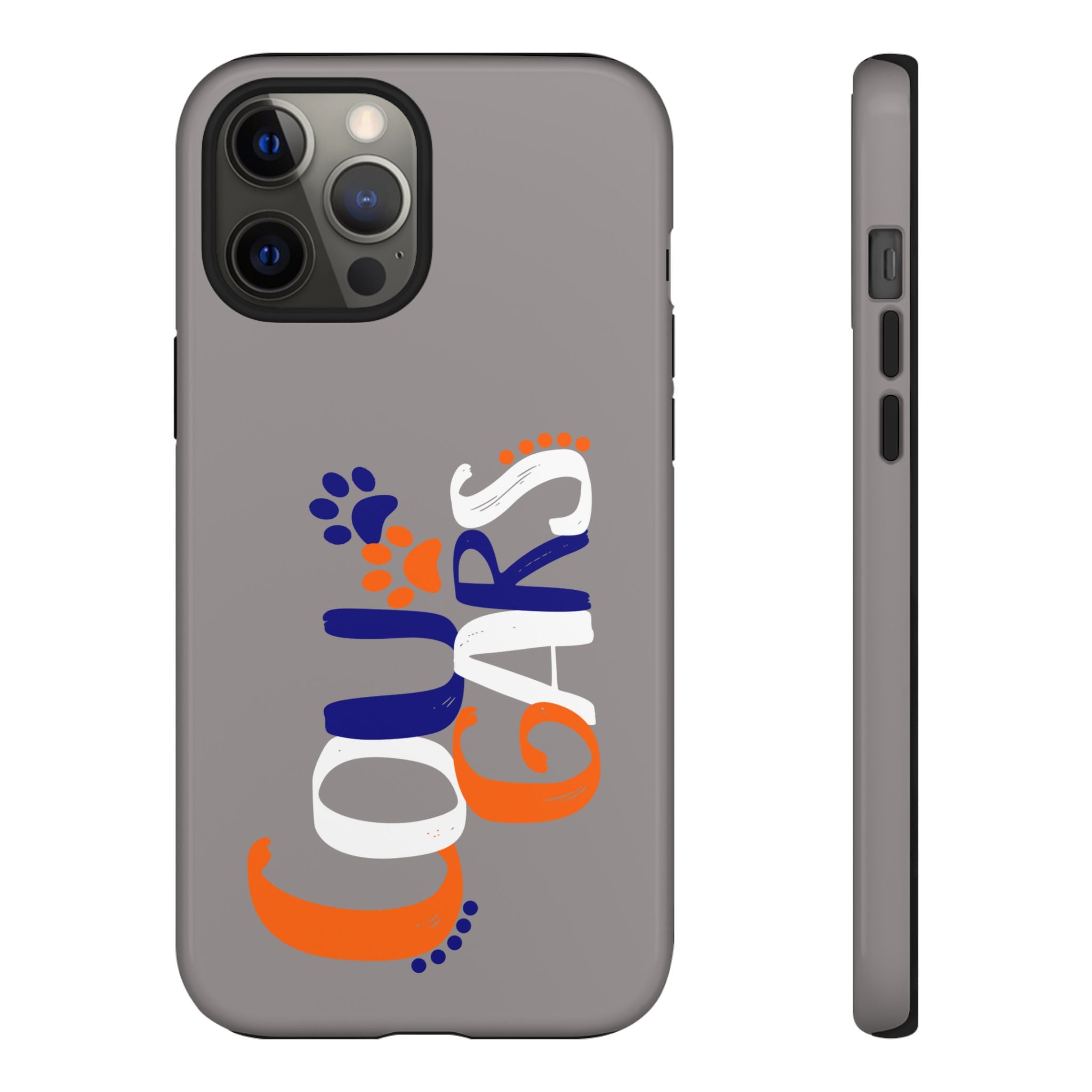 Cougars Phone Case – Cute Paw Print Team Design