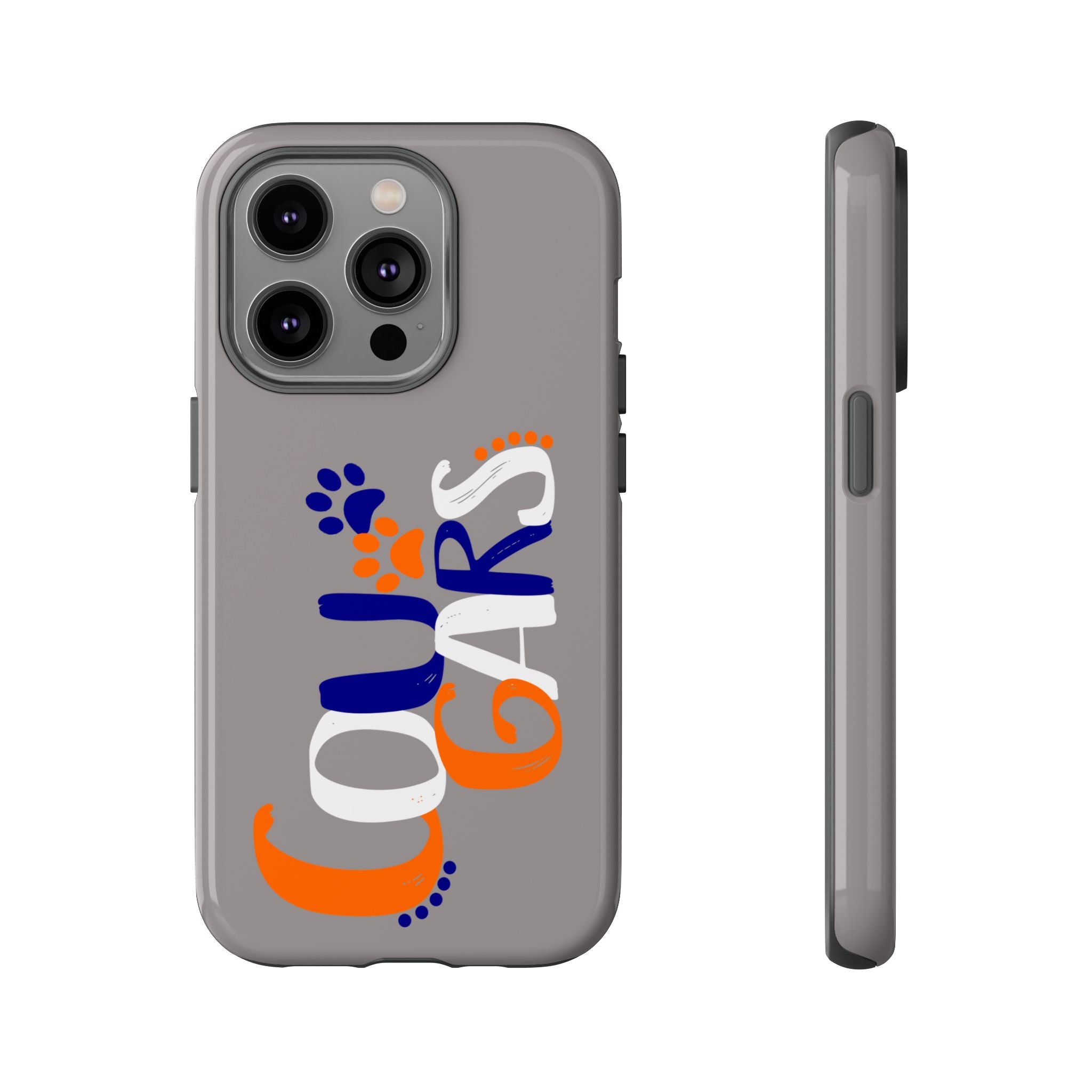 Cougars Phone Case – Cute Paw Print Team Design