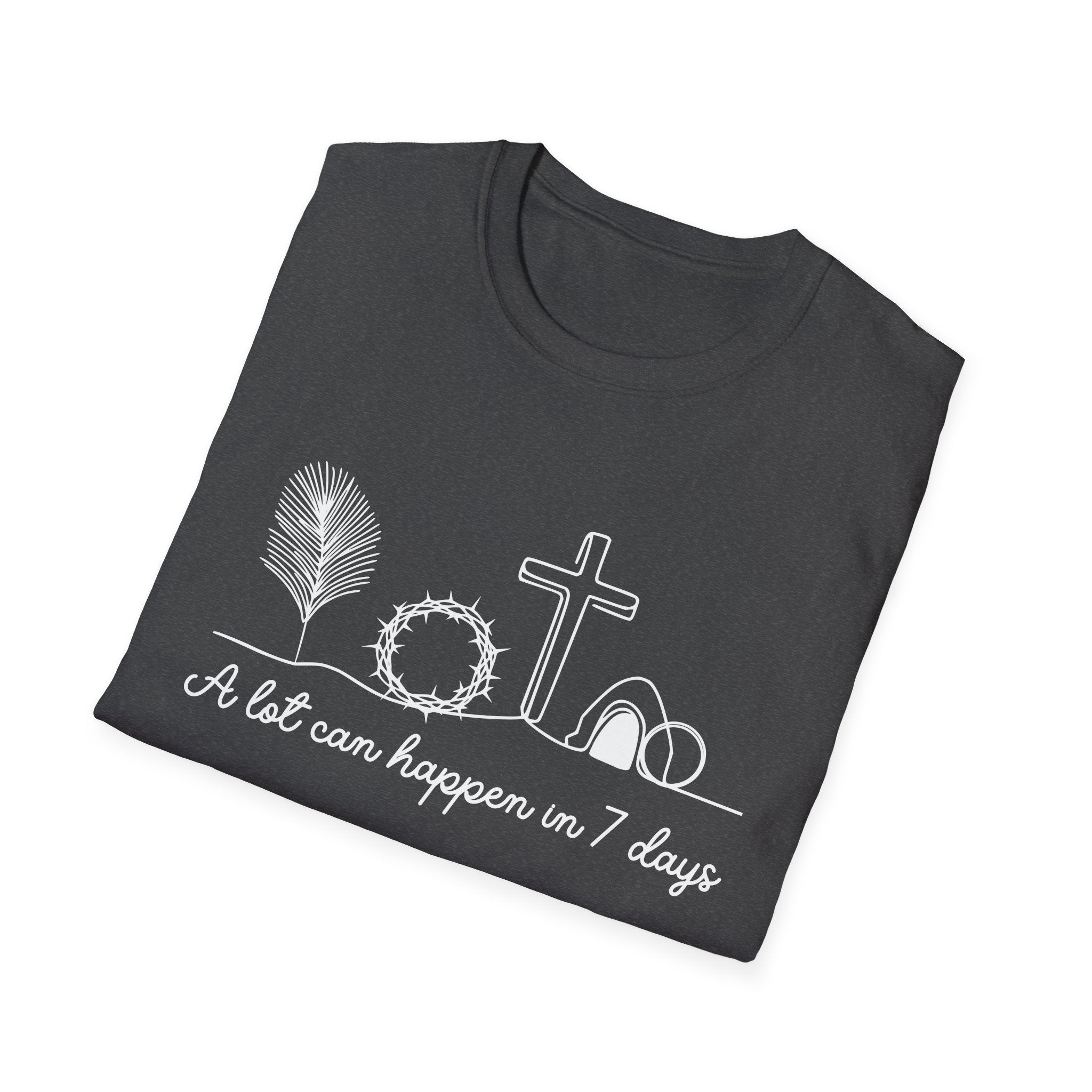 A Lot Can Happen in Seven Days Easter Story — Classic Soft Tee
