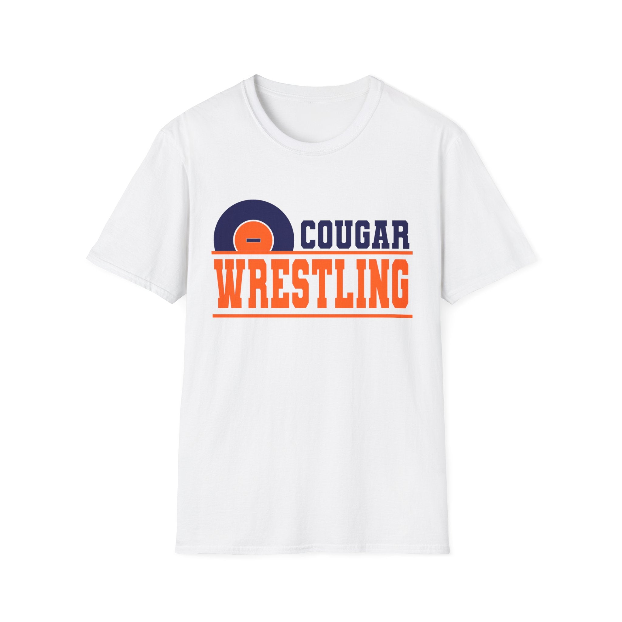 Cougar Wrestling T-Shirt — Team Mascot Wrestling Tee
