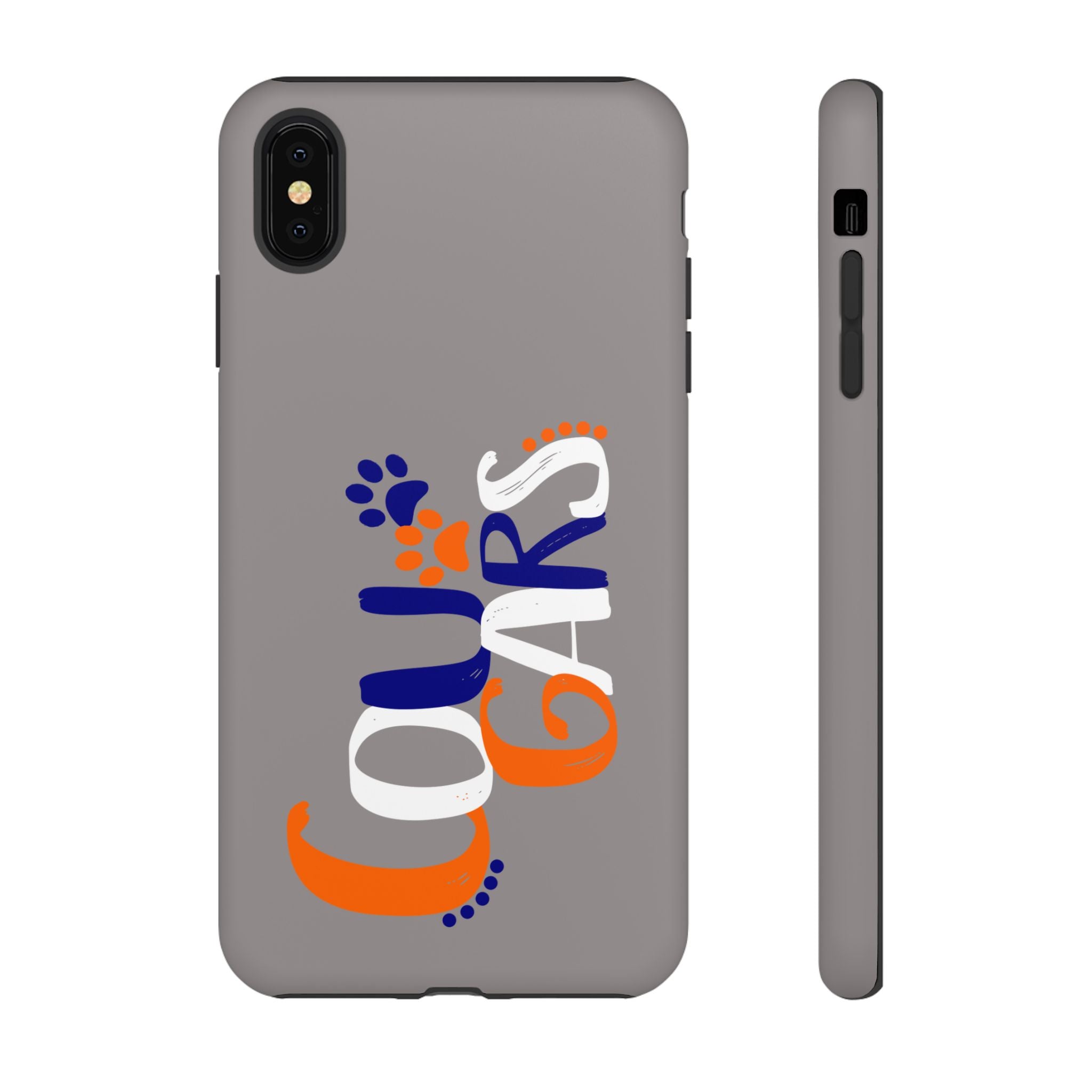 Cougars Phone Case – Cute Paw Print Team Design