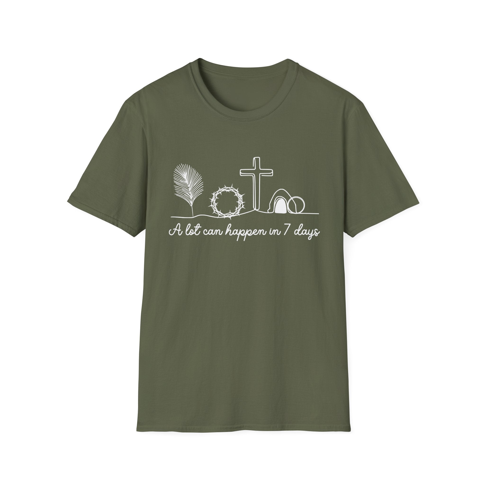 A Lot Can Happen in Seven Days Easter Story — Classic Soft Tee