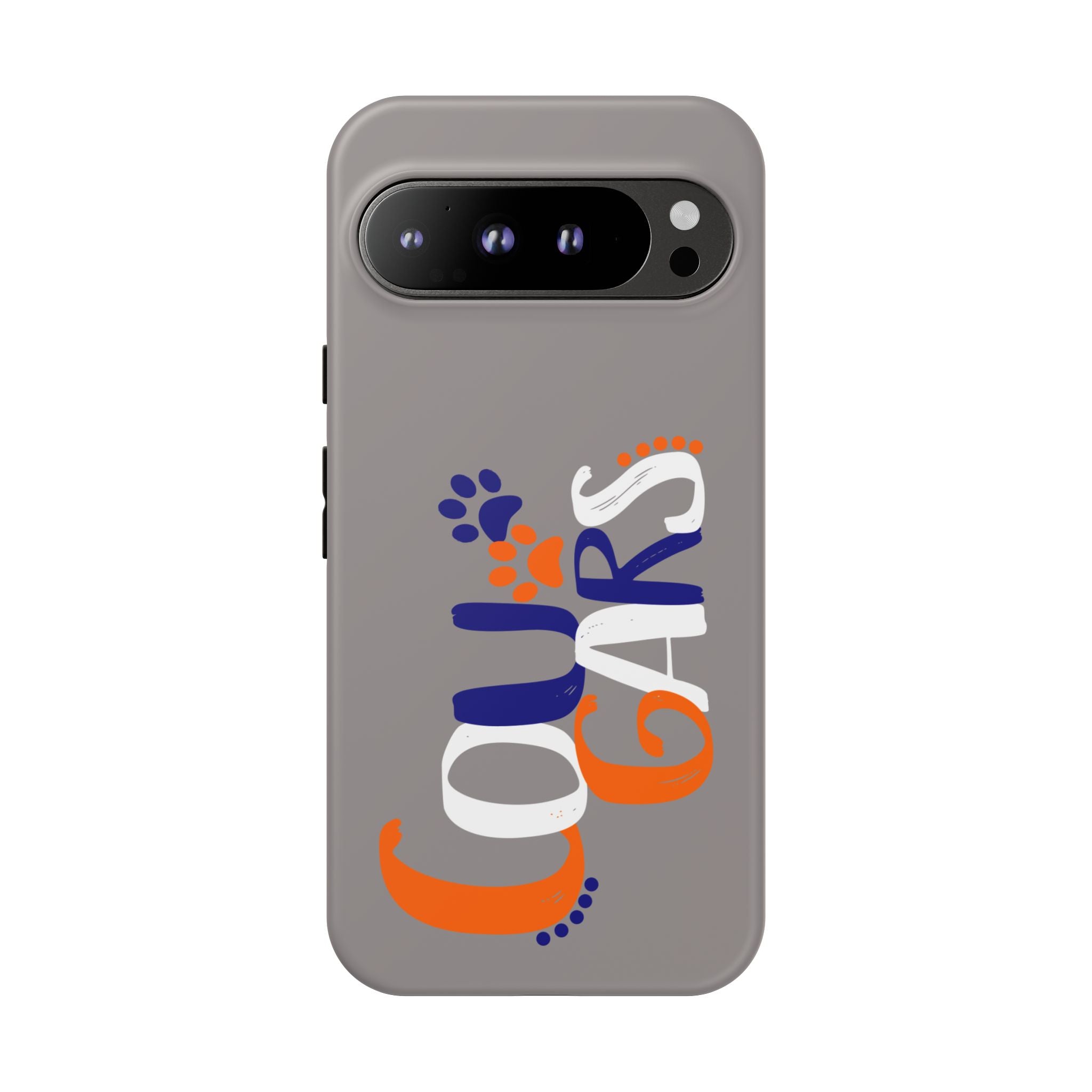 Cougars Phone Case – Cute Paw Print Team Design