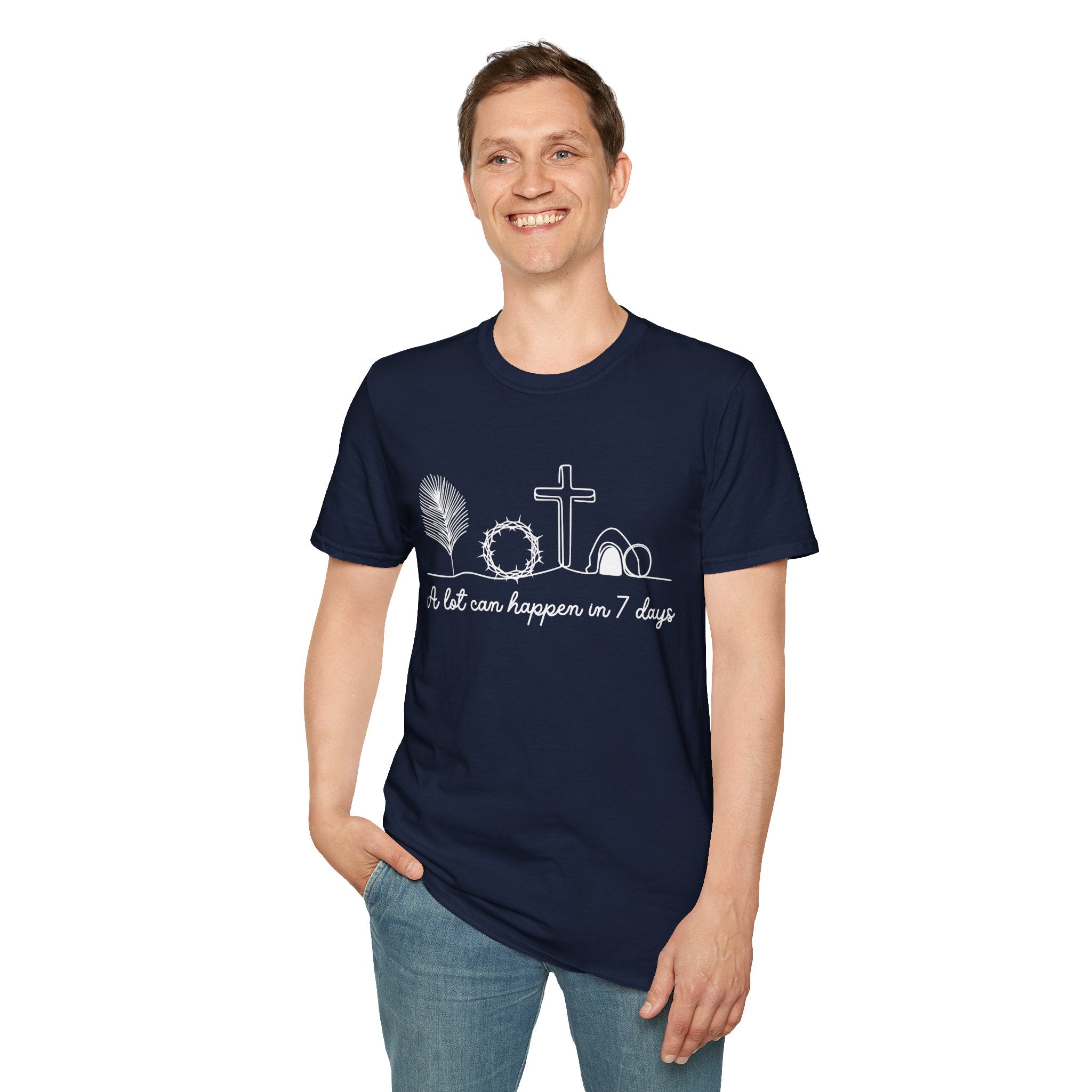 A Lot Can Happen in Seven Days Easter Story — Classic Soft Tee