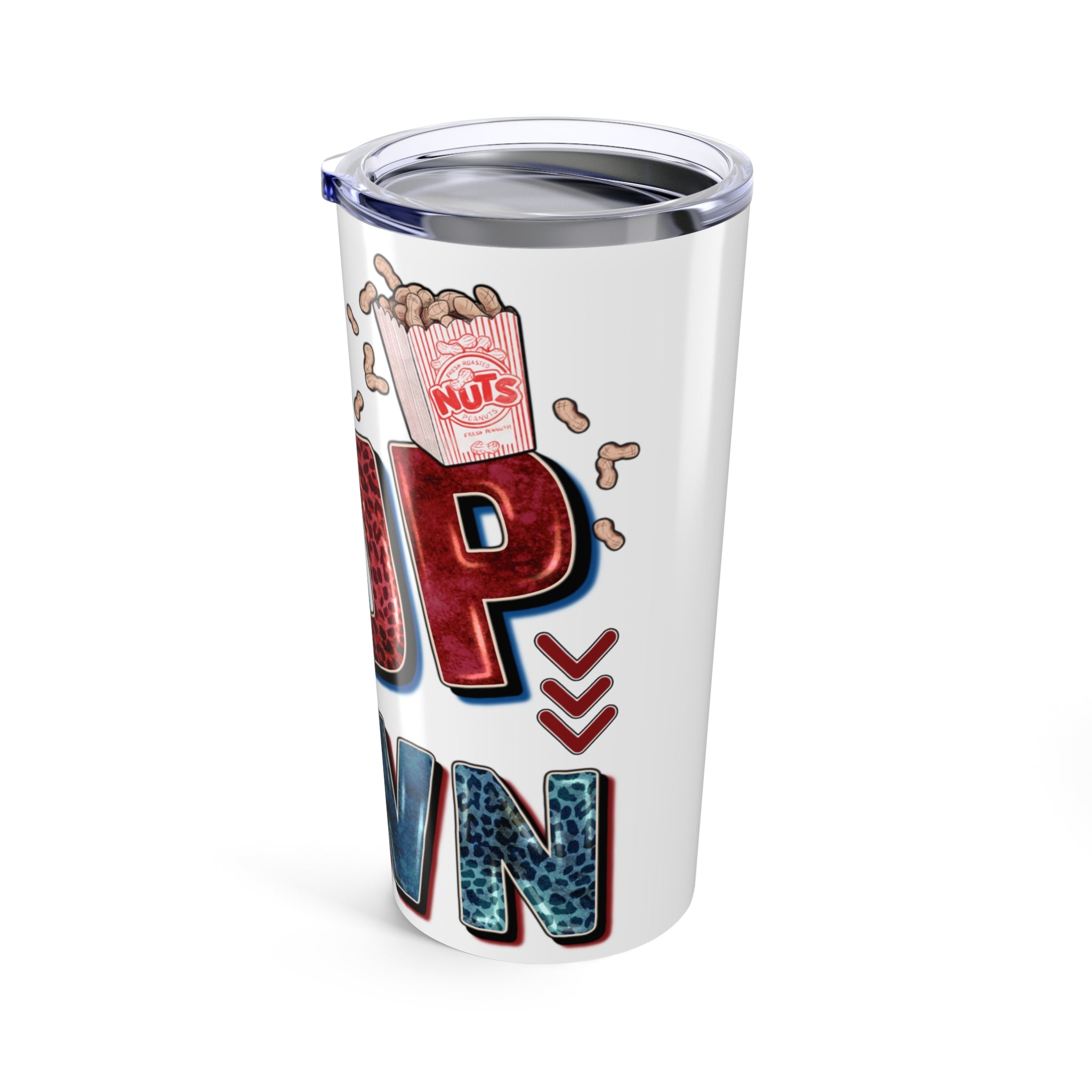 20oz 3 Up 3 Down Baseball Tumbler