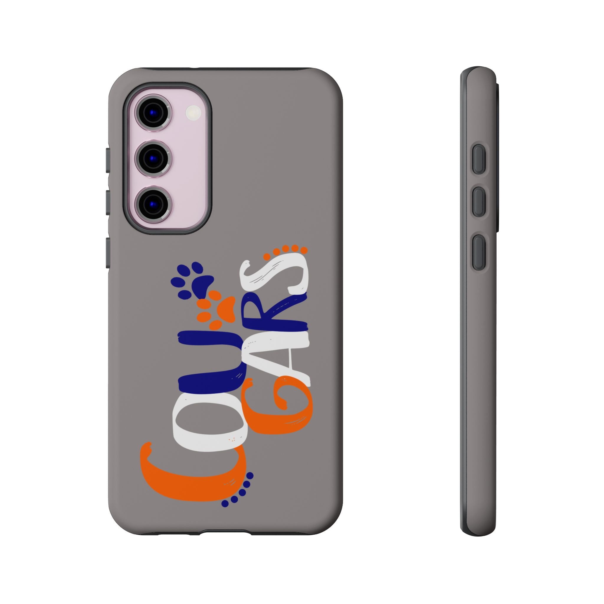 Cougars Phone Case – Cute Paw Print Team Design