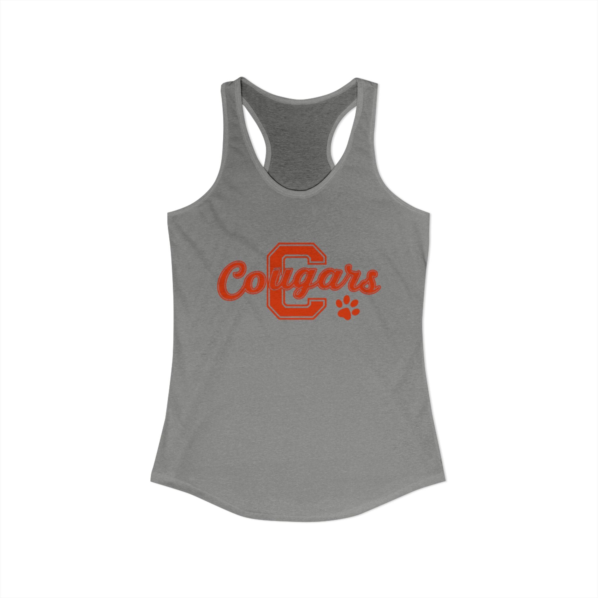Cougars Vintage Paw Racerback Tank