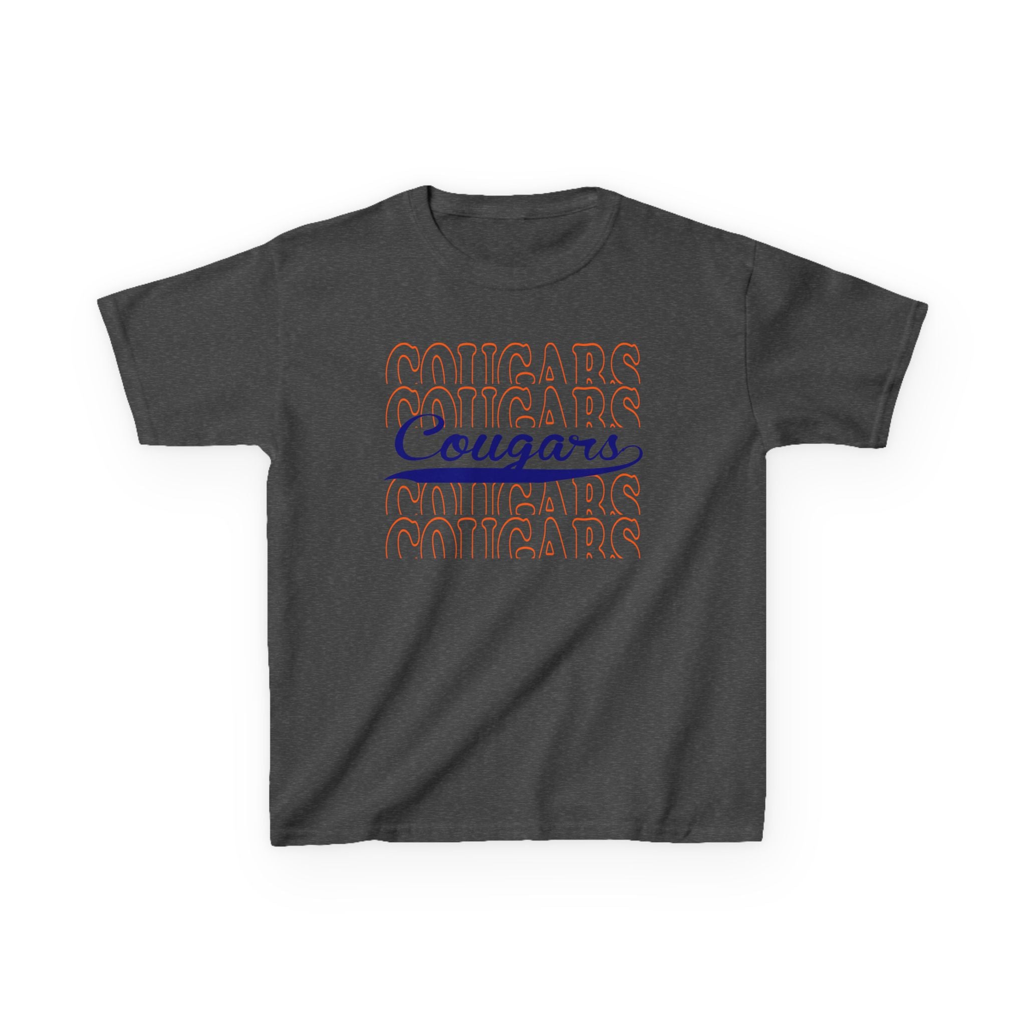 Kids Tee — 'Cougars' School Spirit Graphic Shirt