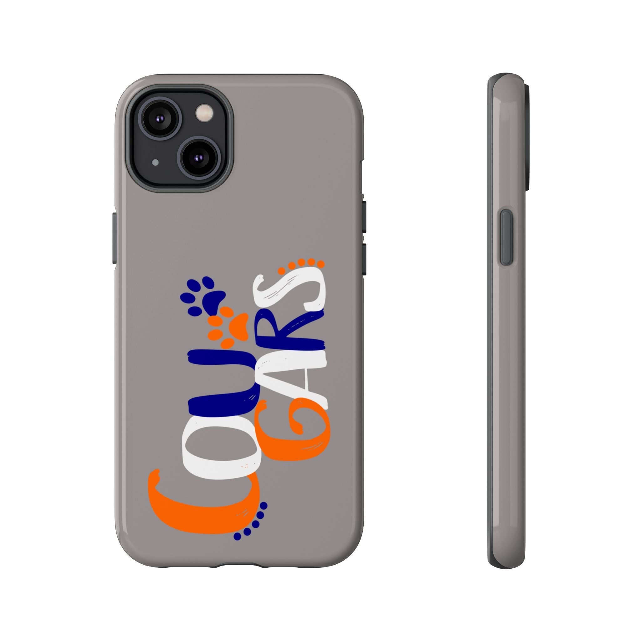 Cougars Phone Case – Cute Paw Print Team Design