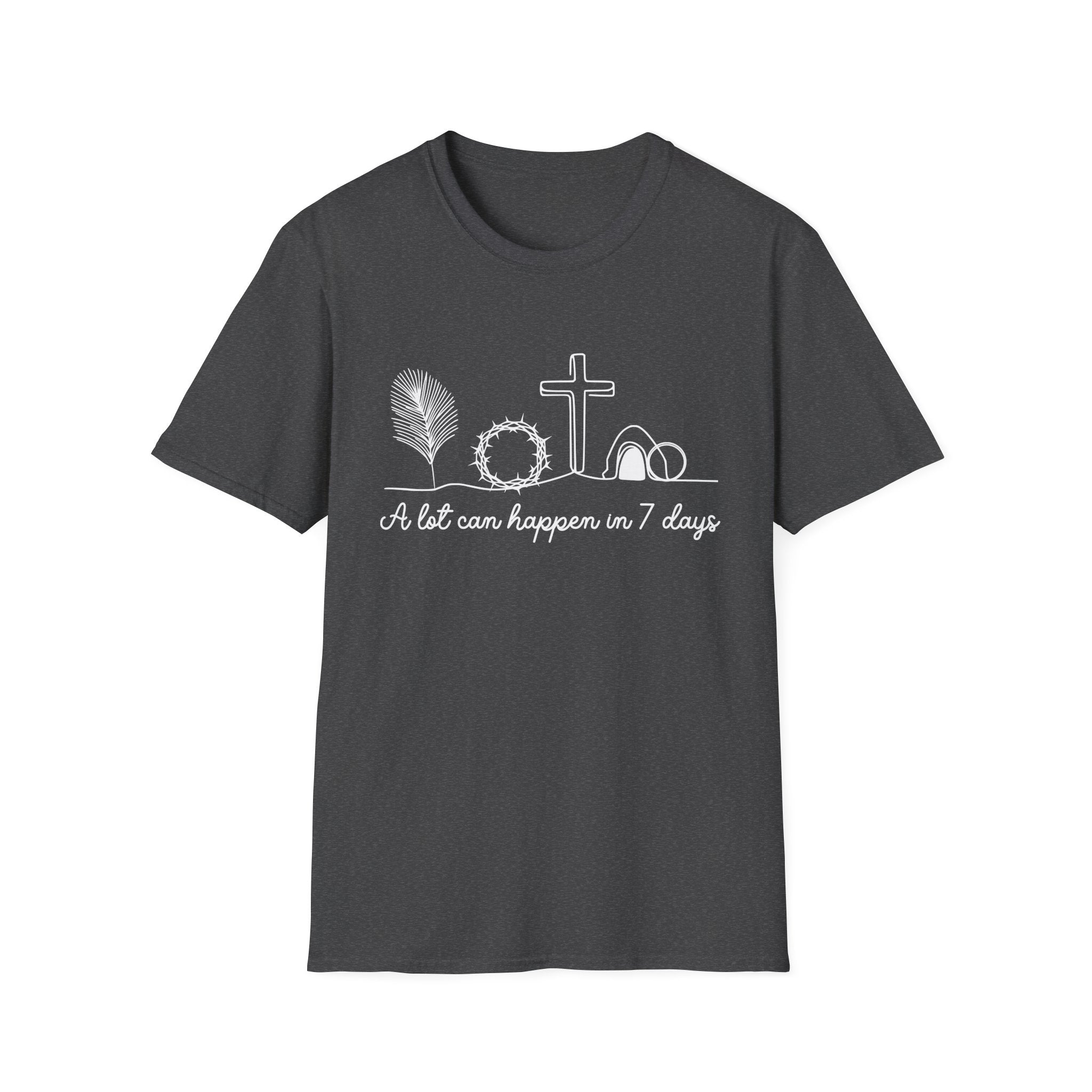 A Lot Can Happen in Seven Days Easter Story — Classic Soft Tee