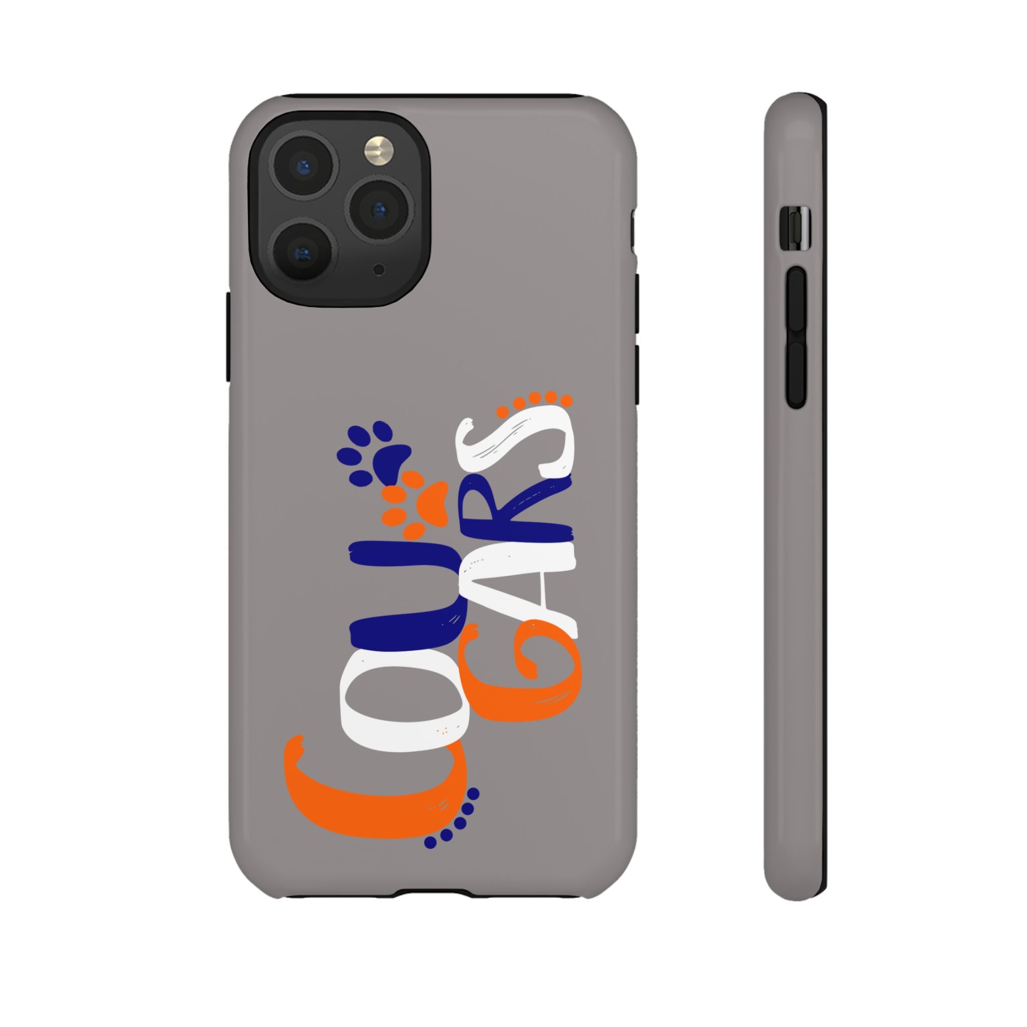 Cougars Phone Case – Cute Paw Print Team Design