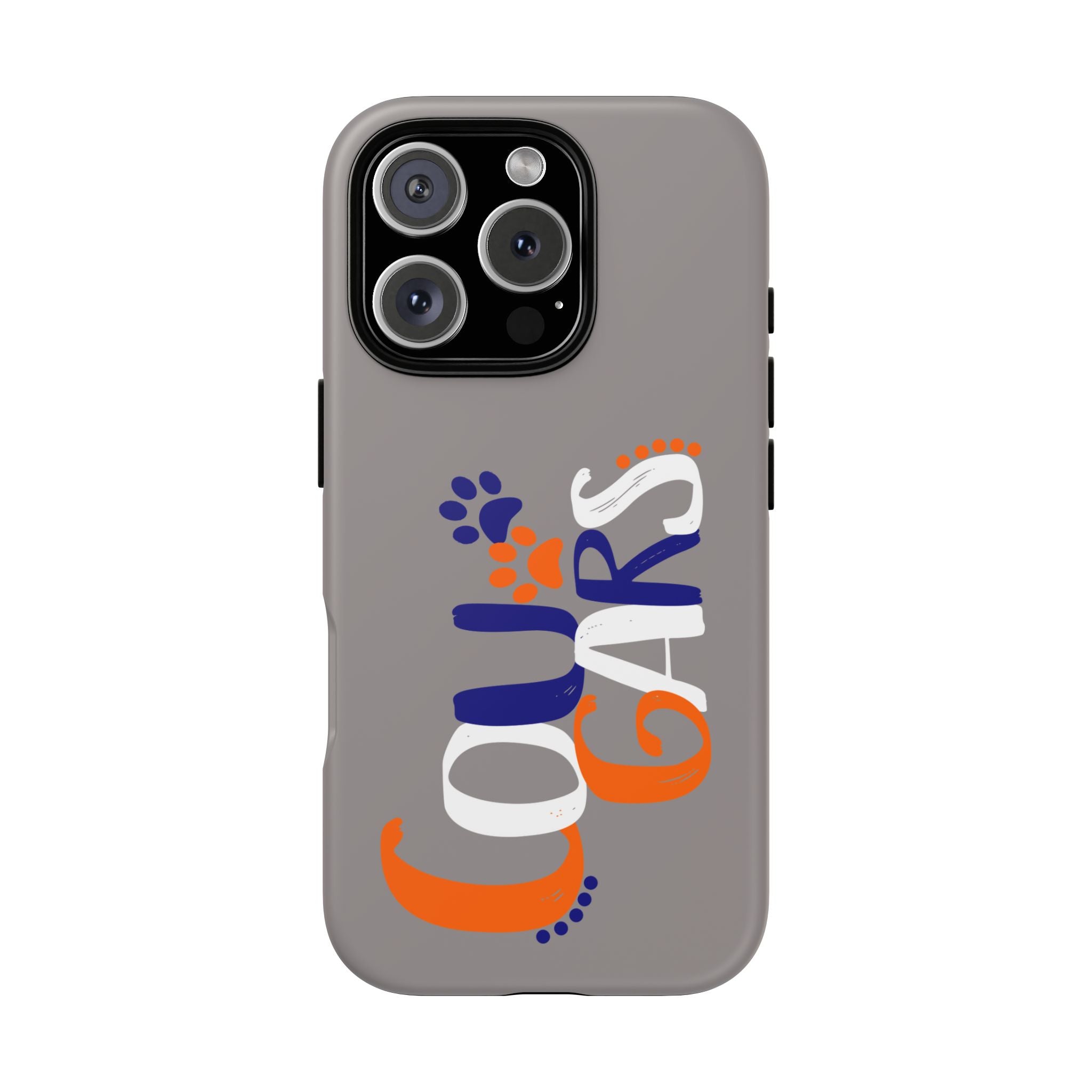 Cougars Phone Case – Cute Paw Print Team Design