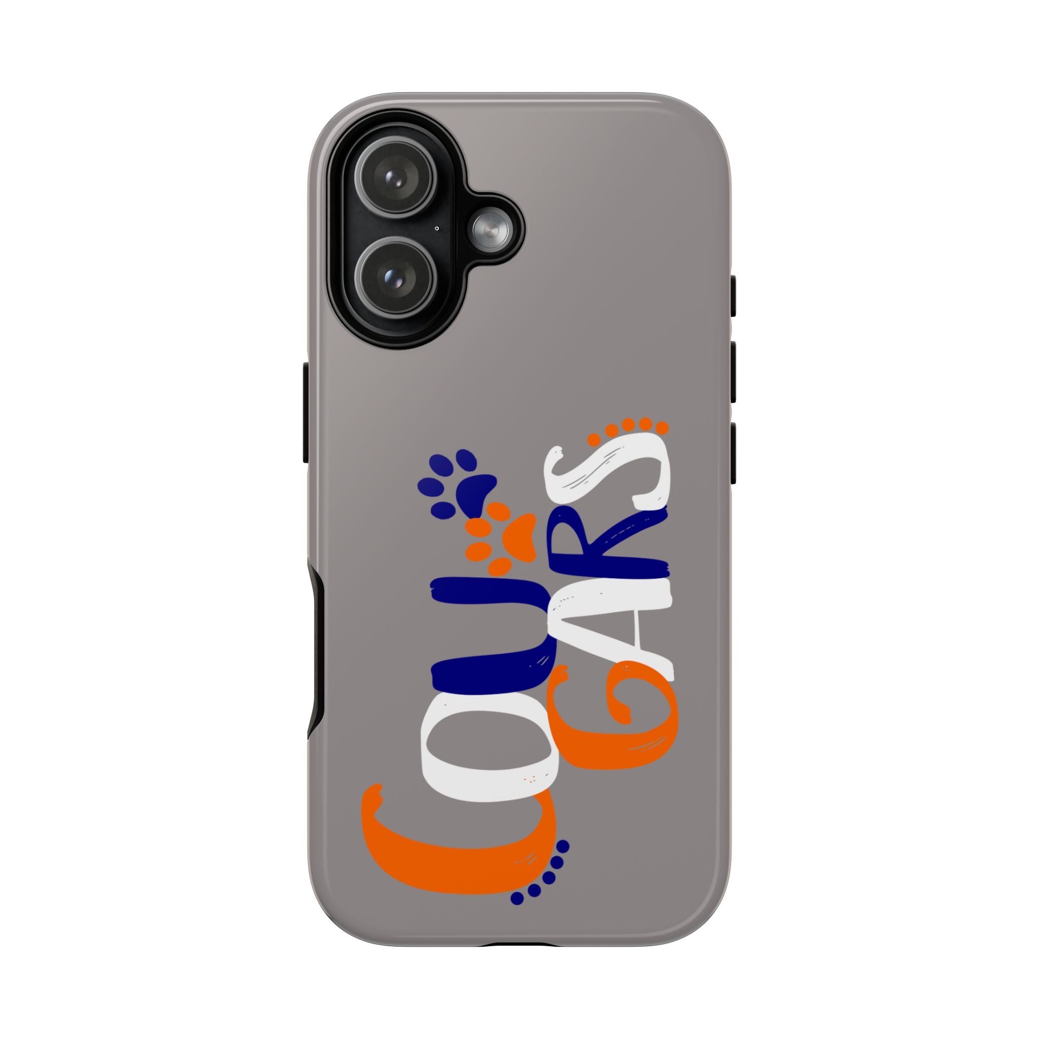 Cougars Phone Case – Cute Paw Print Team Design