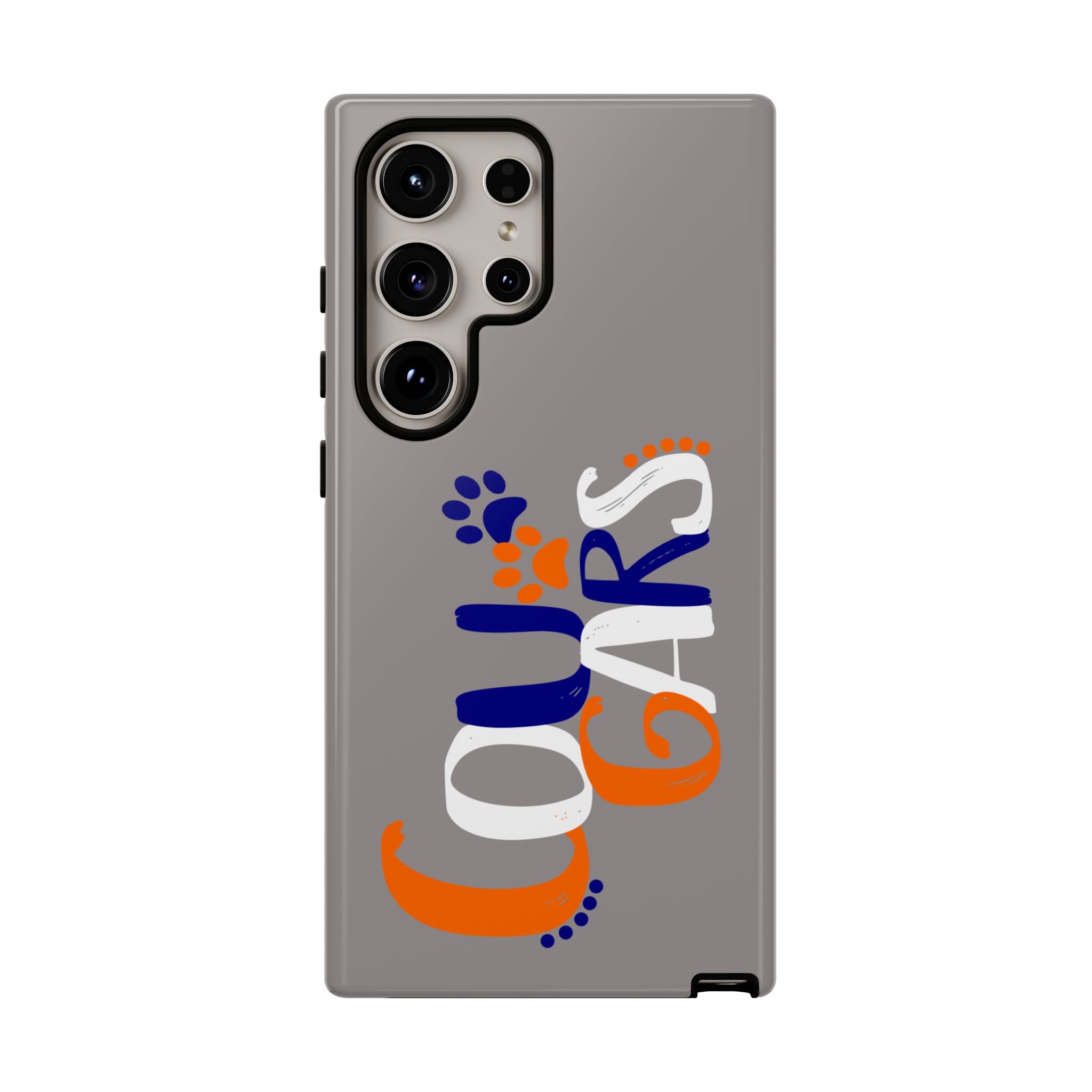 Cougars Phone Case – Cute Paw Print Team Design