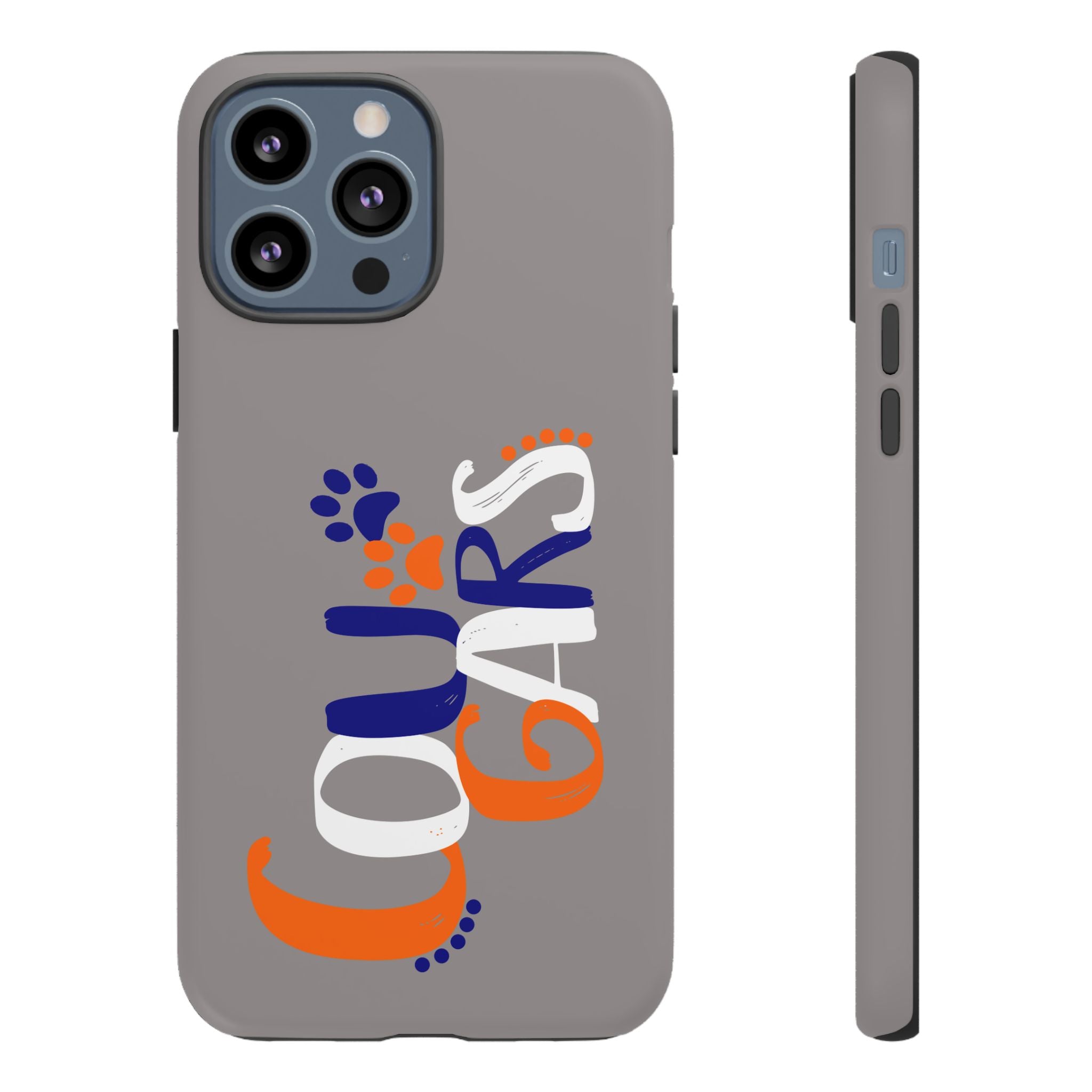 Cougars Phone Case – Cute Paw Print Team Design