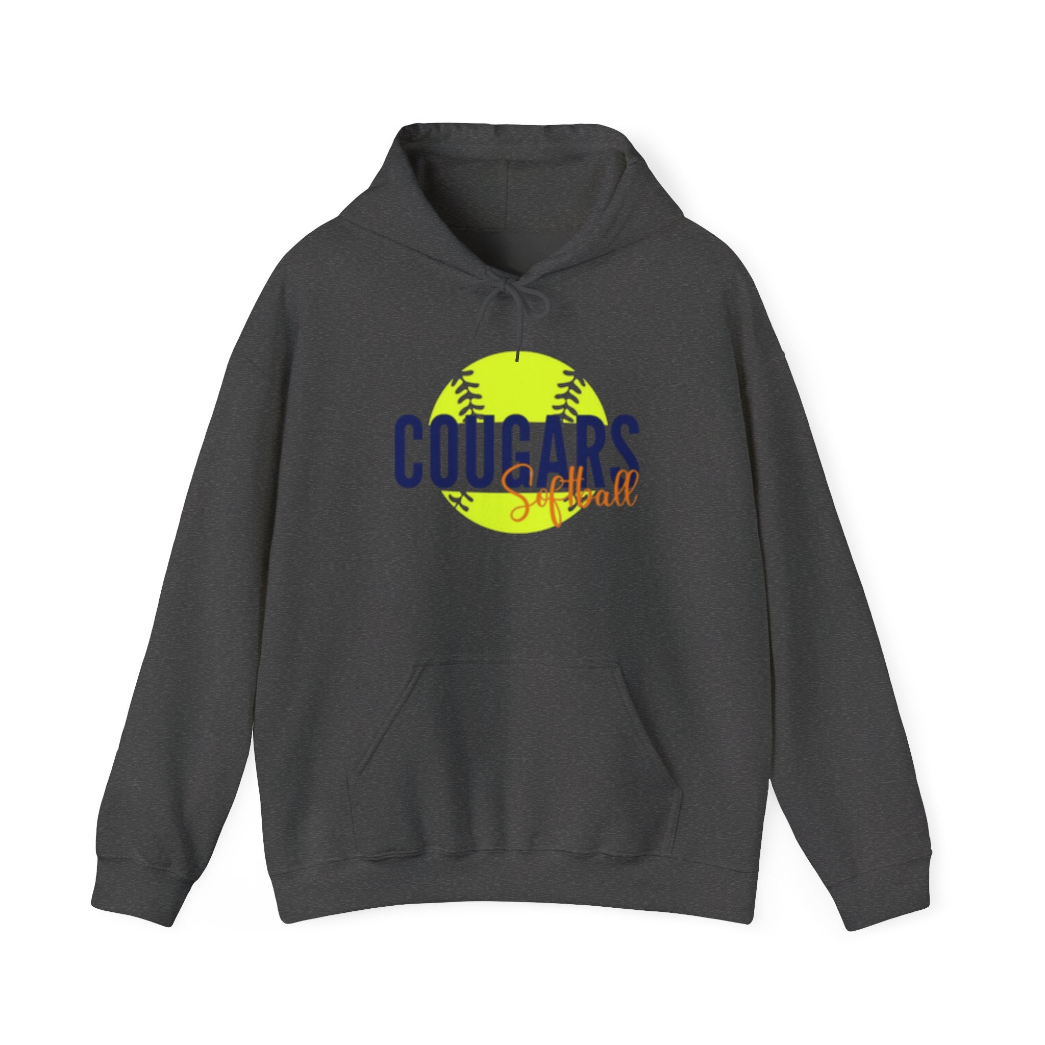 Cougars Softball Hoodie – Neon Softball Graphic Sweatshirt