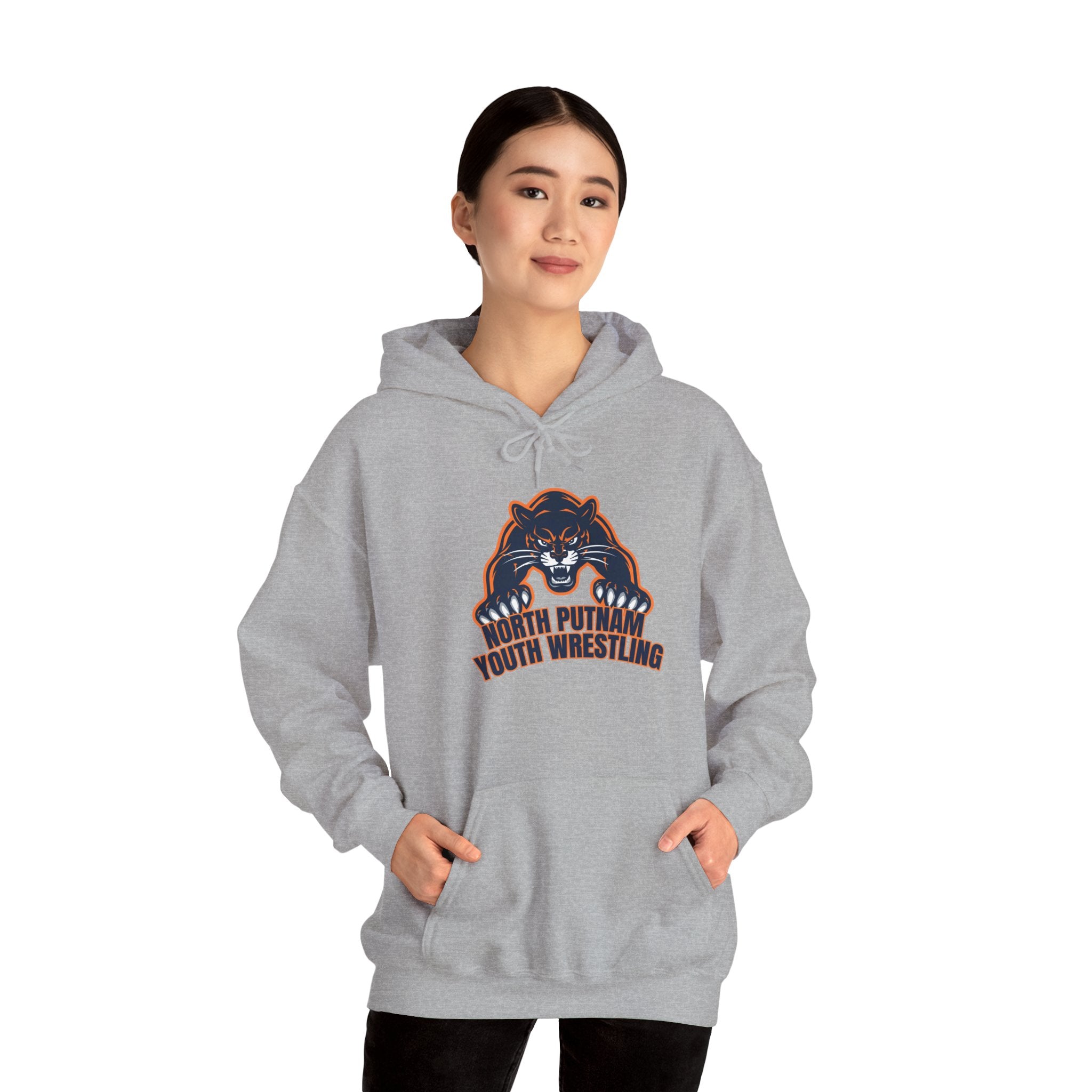 Adult Hooded Sweatshirt-- North Putnam Youth Wrestling