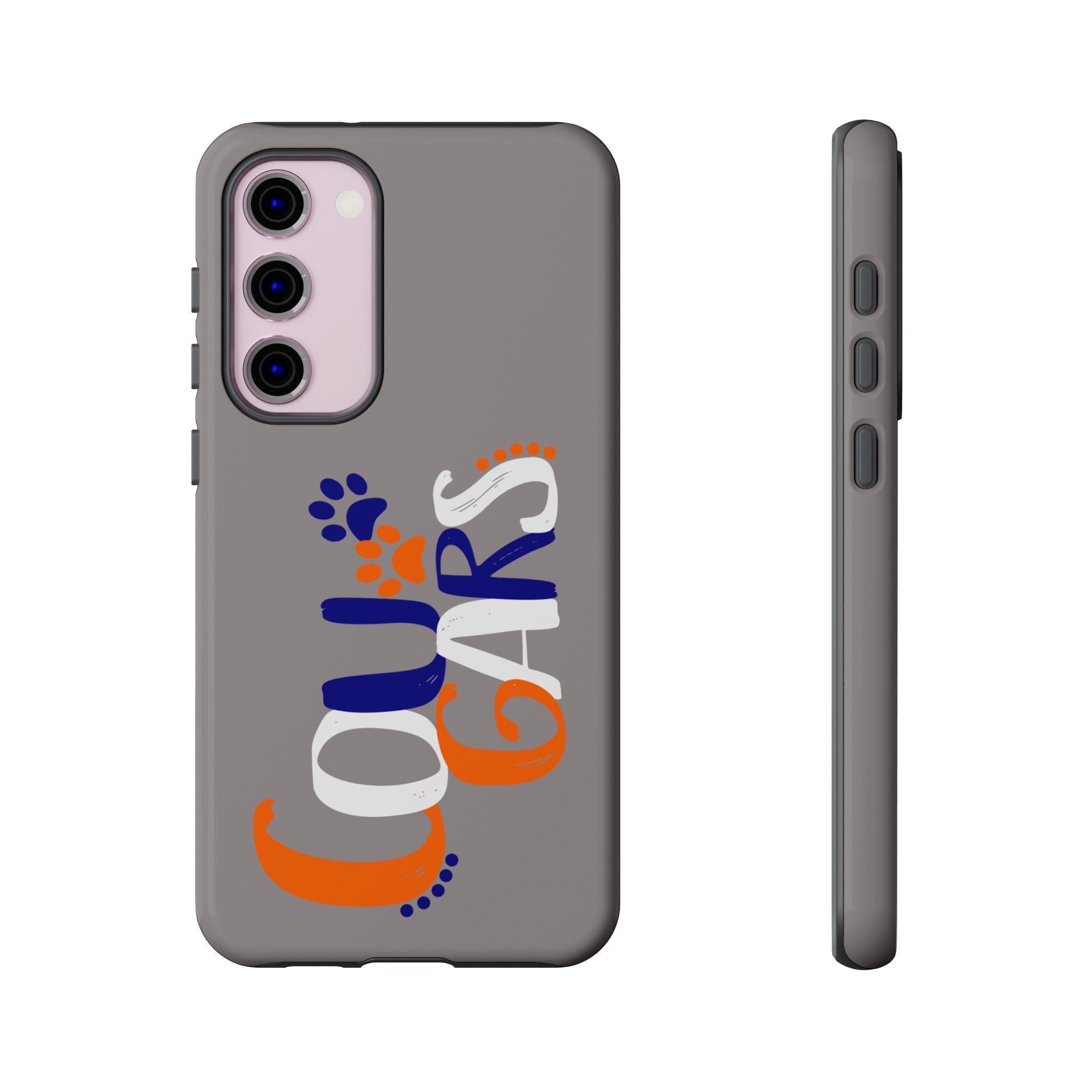 Cougars Phone Case – Cute Paw Print Team Design