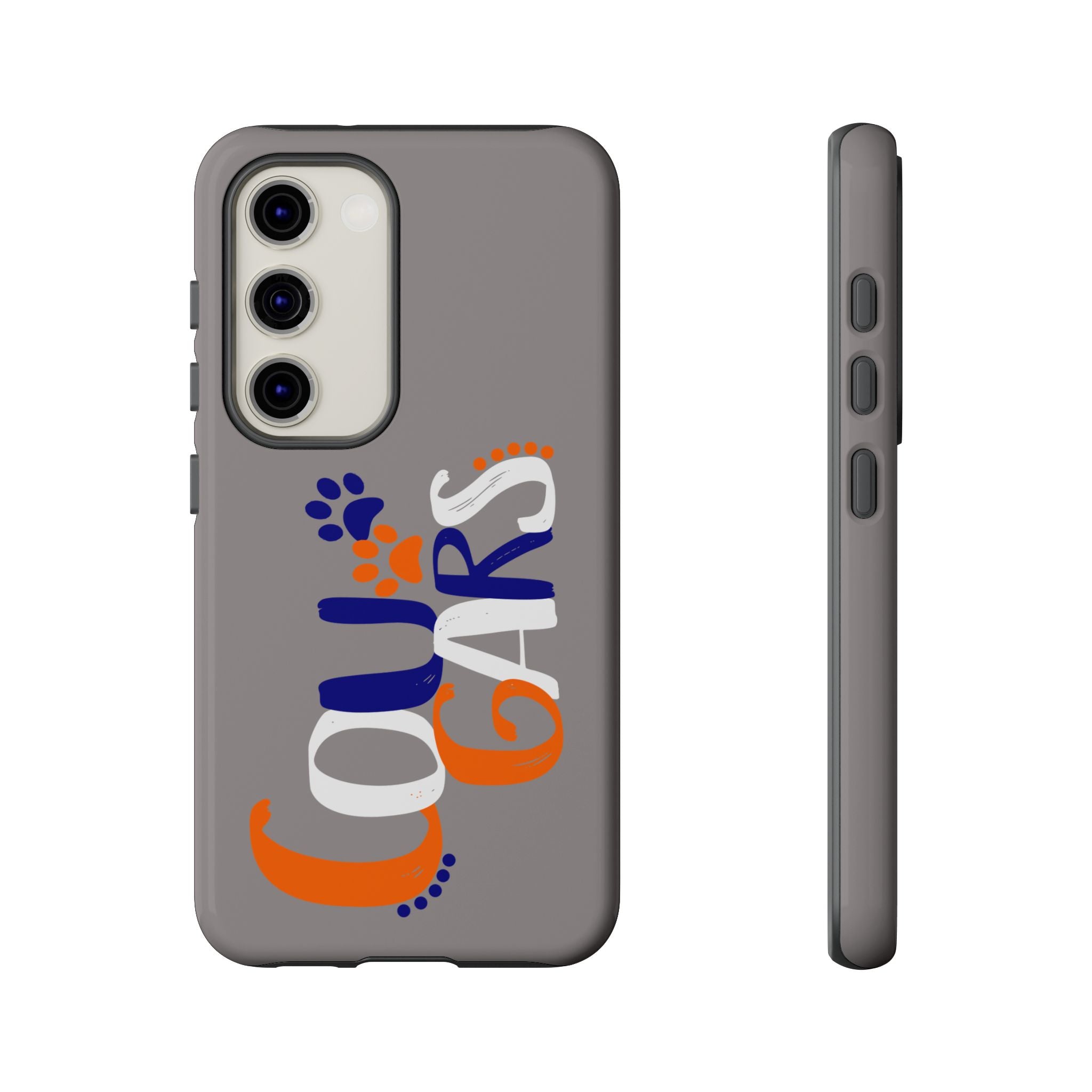 Cougars Phone Case – Cute Paw Print Team Design