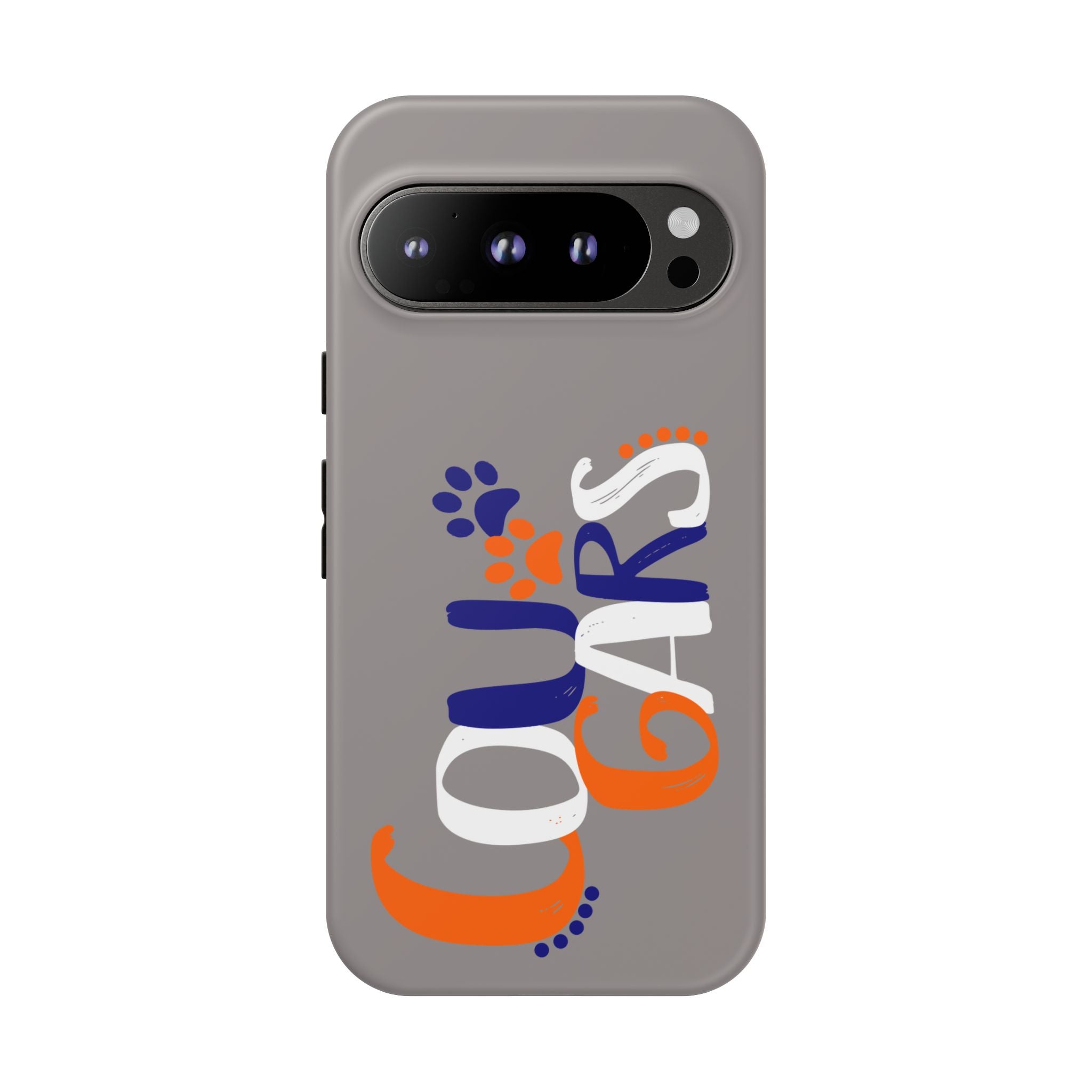 Cougars Phone Case – Cute Paw Print Team Design