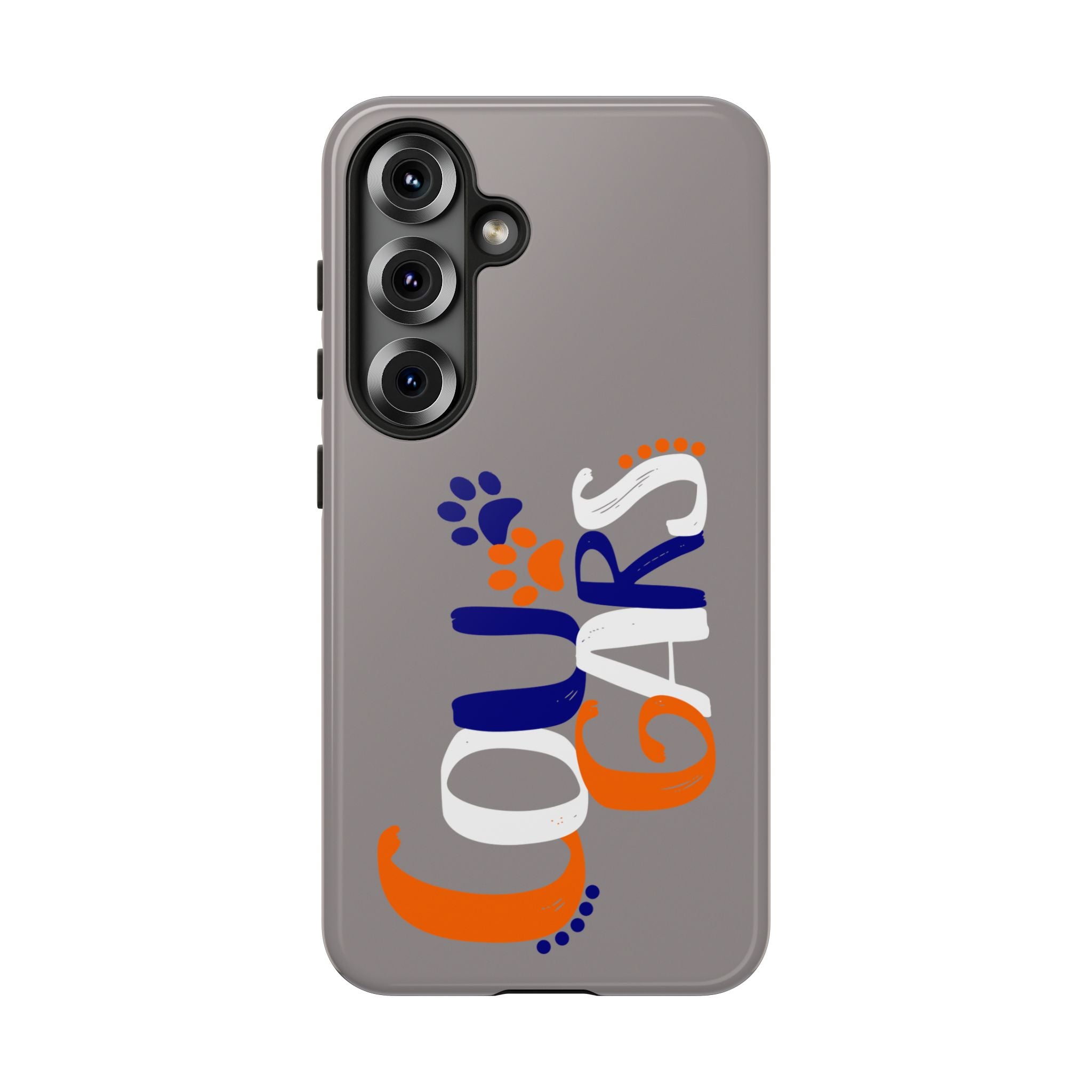Cougars Phone Case – Cute Paw Print Team Design