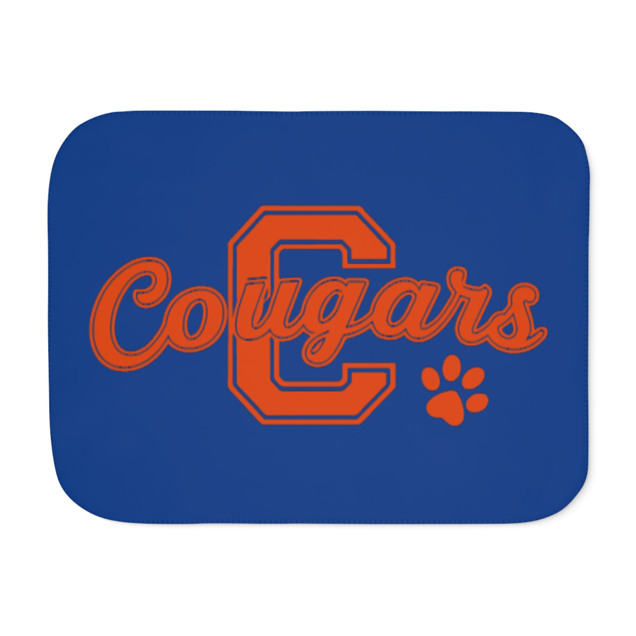 Cougars Sherpa Blanket — Reversible Two-Tone Cozy Throw