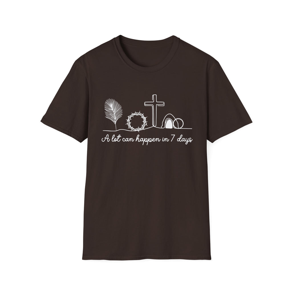 A Lot Can Happen in Seven Days Easter Story — Classic Soft Tee