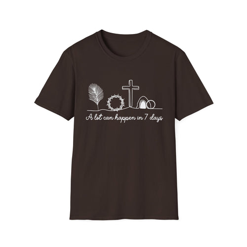 A Lot Can Happen in Seven Days Easter Story — Classic Soft Tee