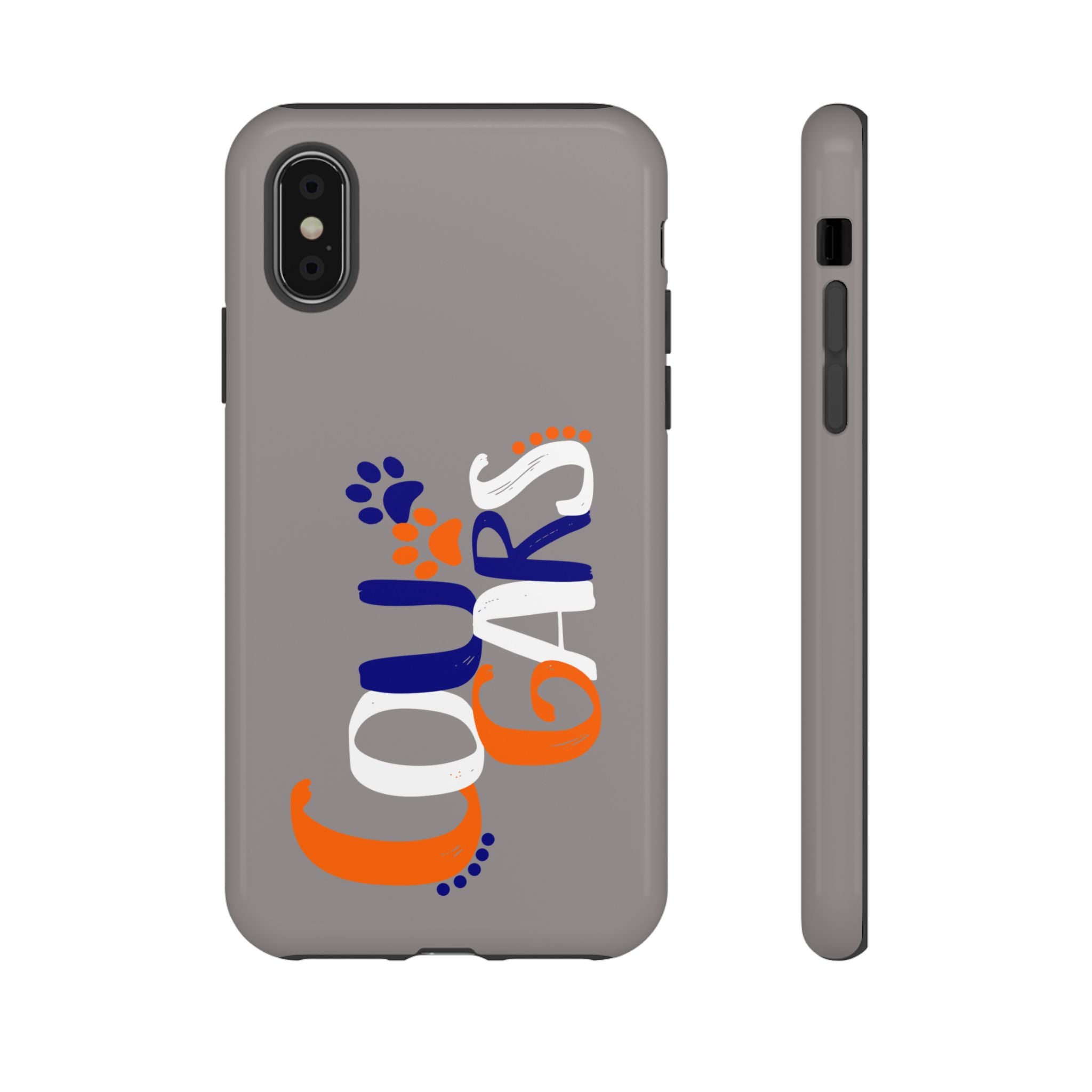 Cougars Phone Case – Cute Paw Print Team Design