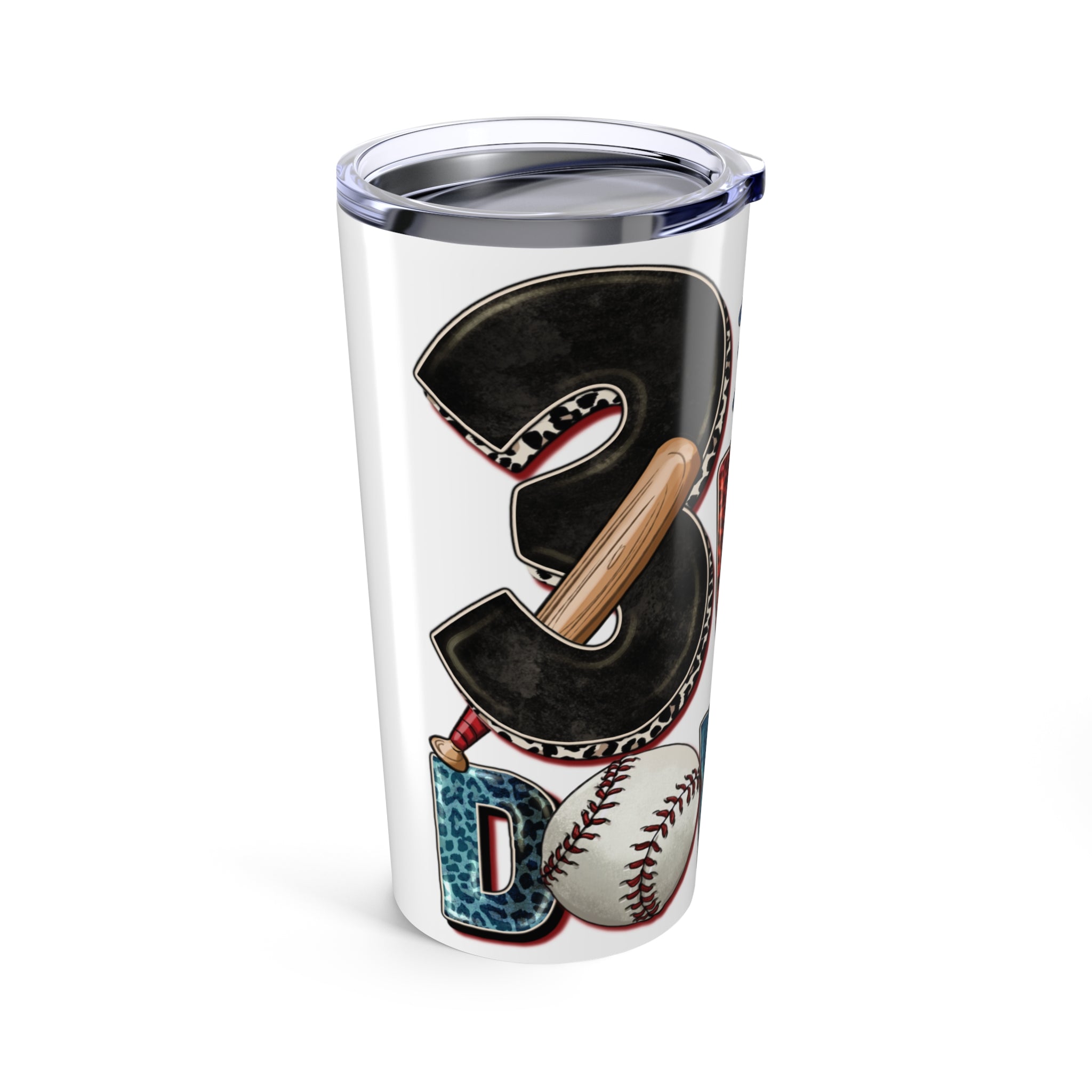 20oz 3 Up 3 Down Baseball Tumbler