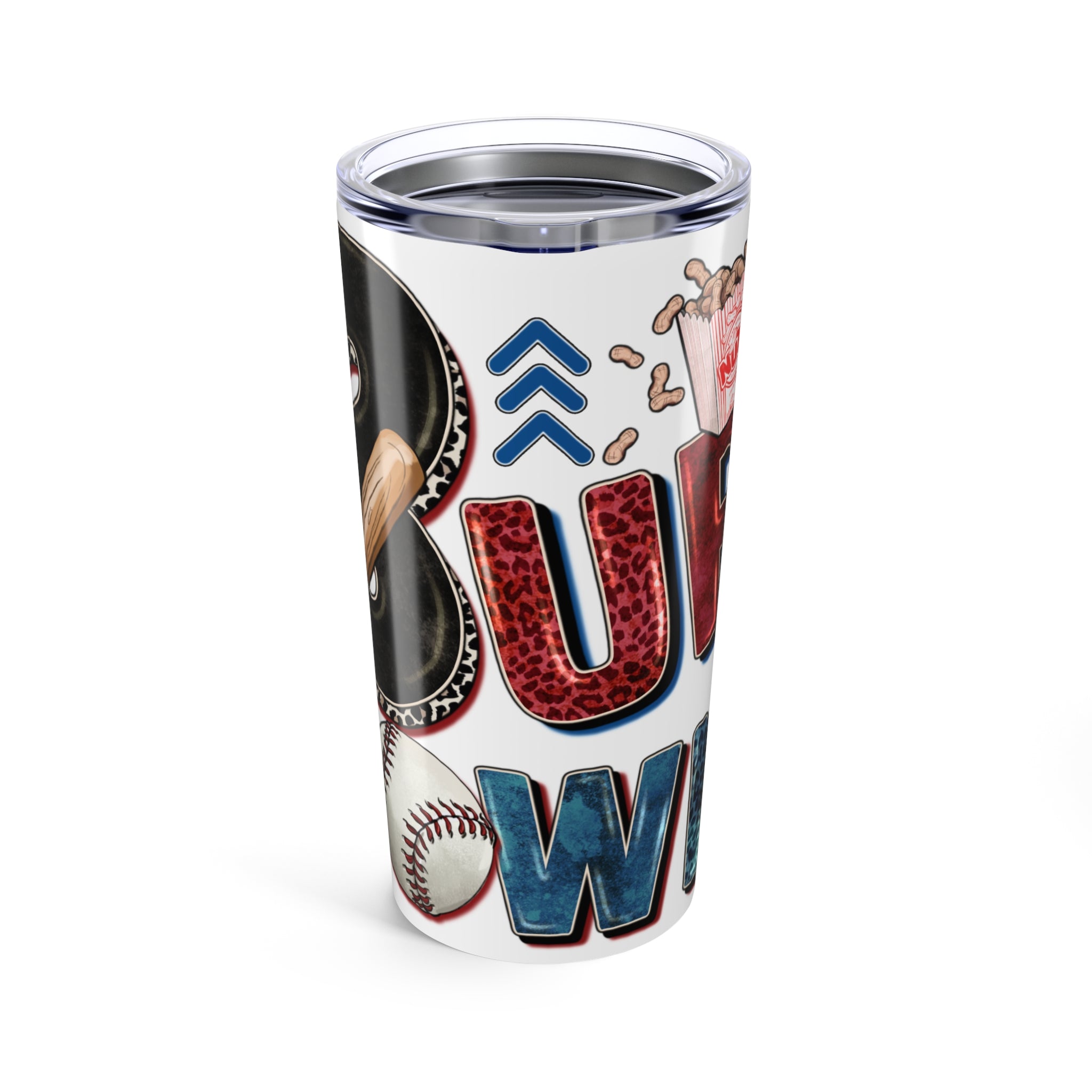 20oz 3 Up 3 Down Baseball Tumbler