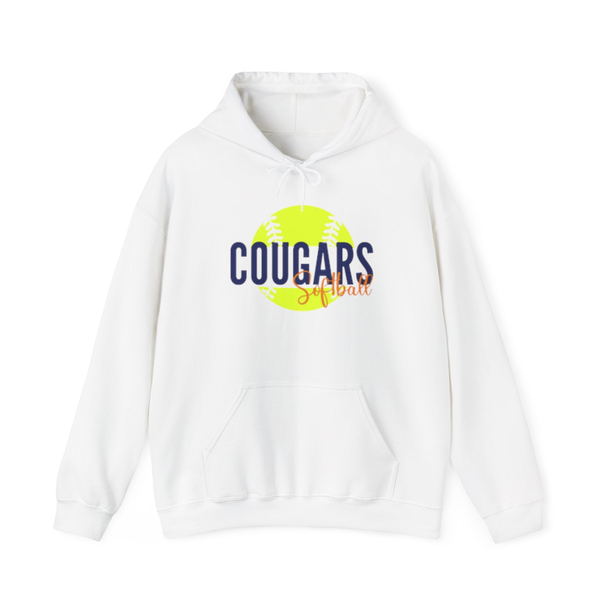 Cougars Softball Hoodie – Neon Softball Graphic Sweatshirt