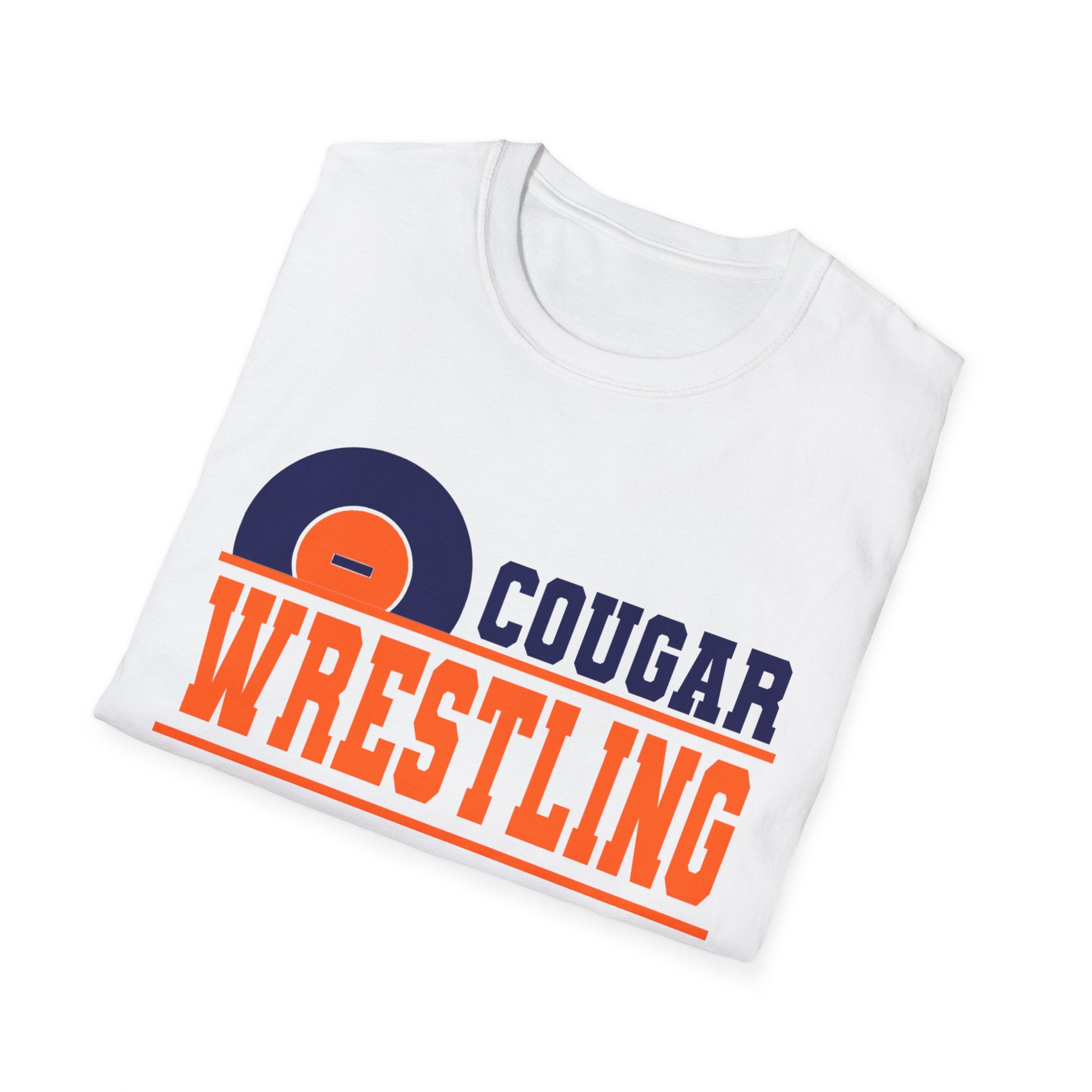 Cougar Wrestling T-Shirt — Team Mascot Wrestling Tee