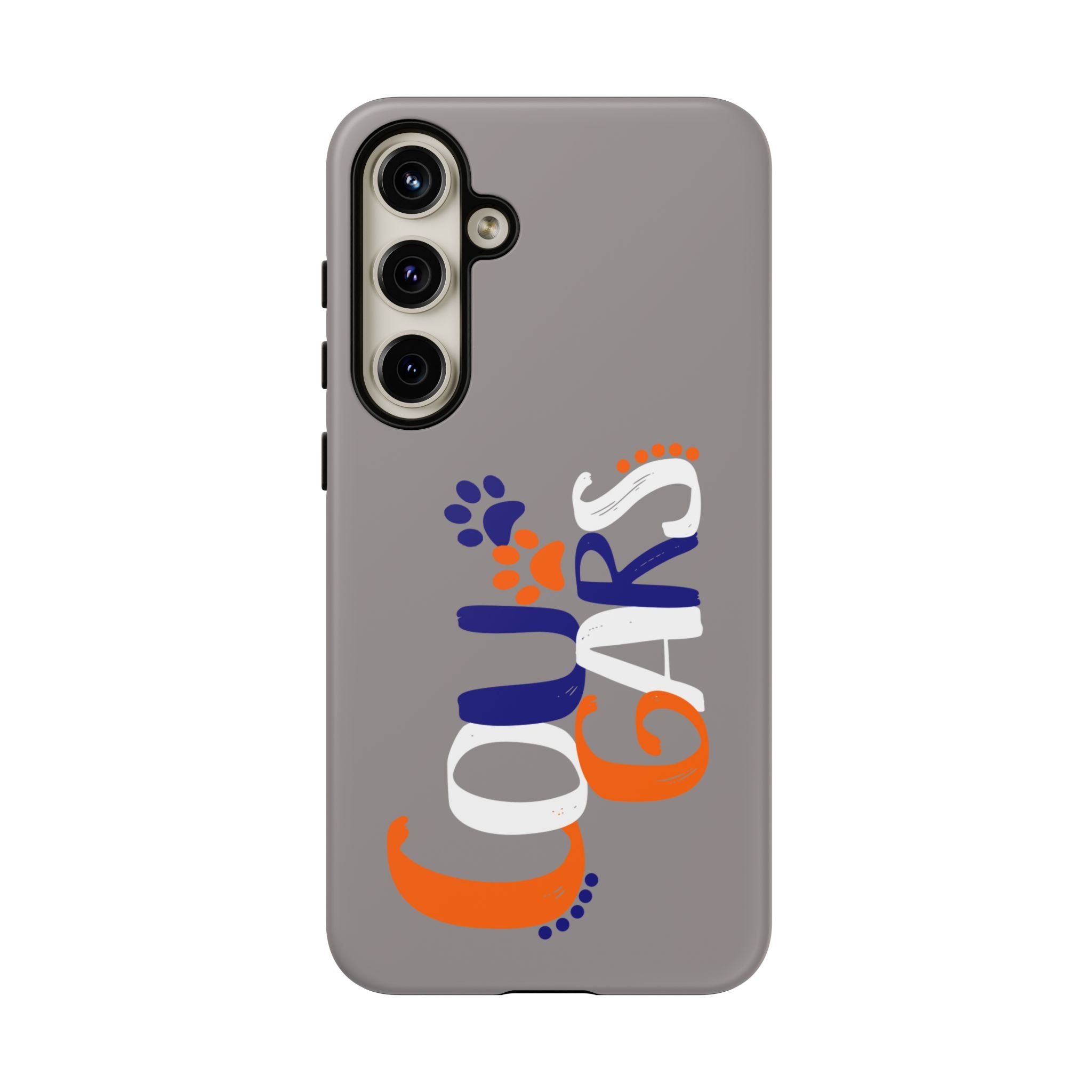 Cougars Phone Case – Cute Paw Print Team Design