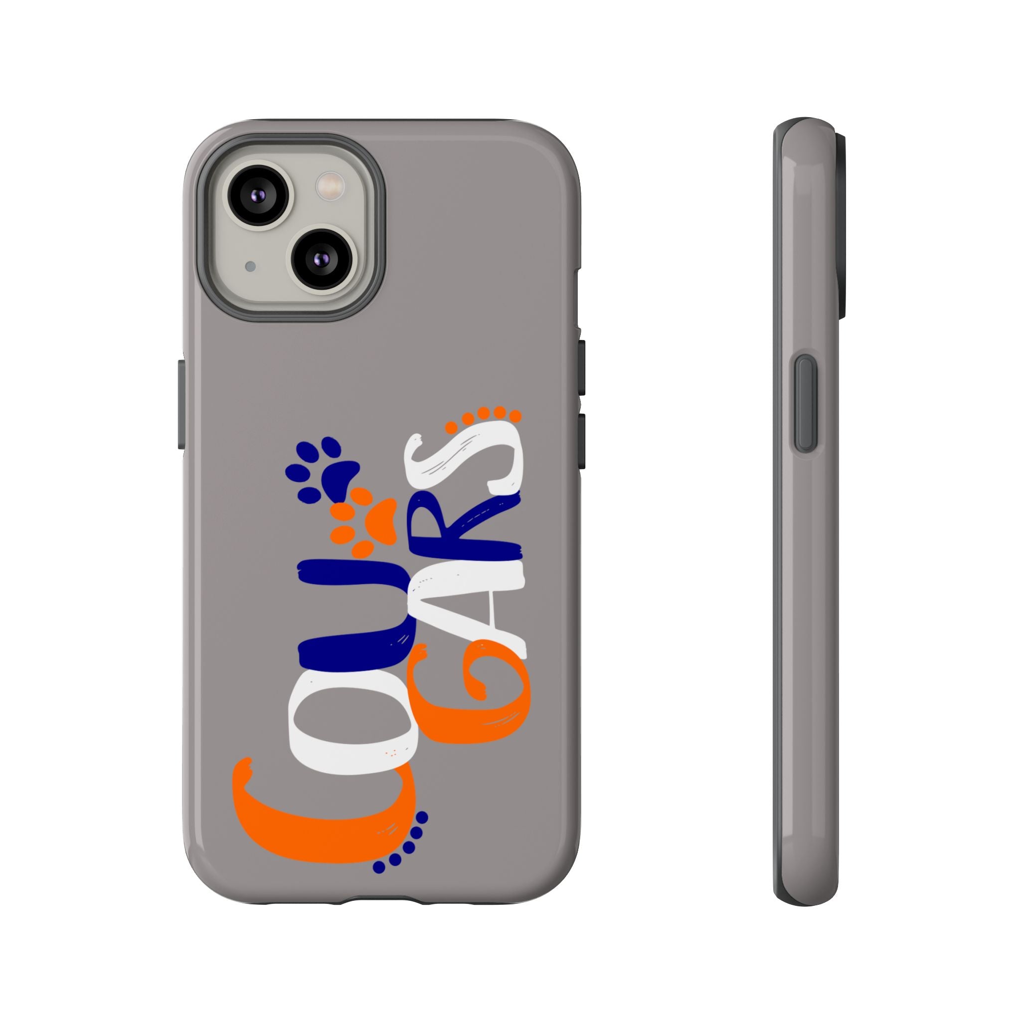 Cougars Phone Case – Cute Paw Print Team Design