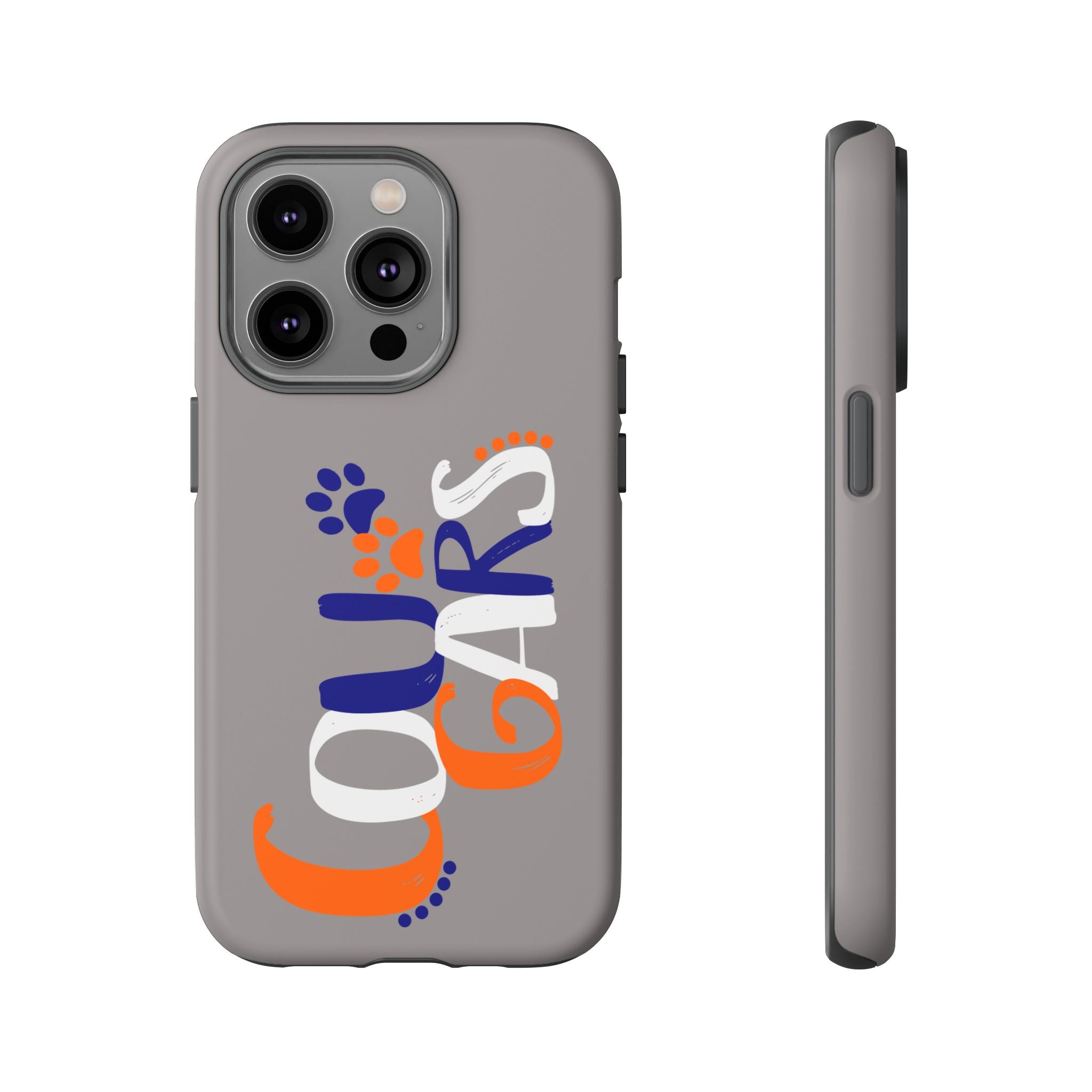 Cougars Phone Case – Cute Paw Print Team Design