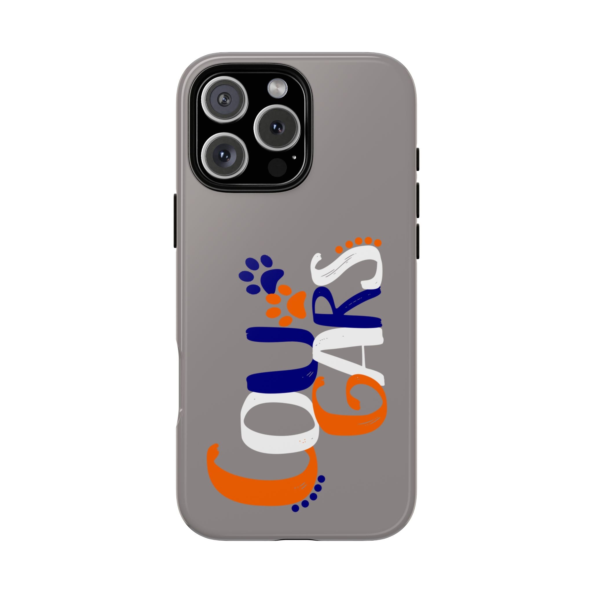 Cougars Phone Case – Cute Paw Print Team Design