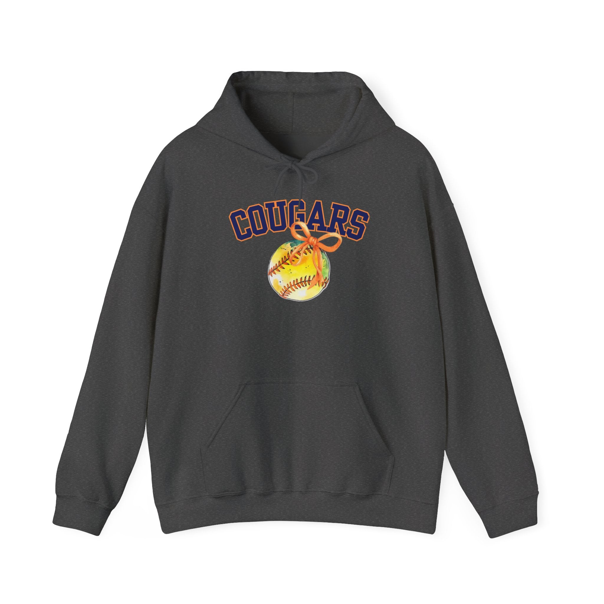 Cougars Softball Hoodie — Varsity Softball Team Pullover