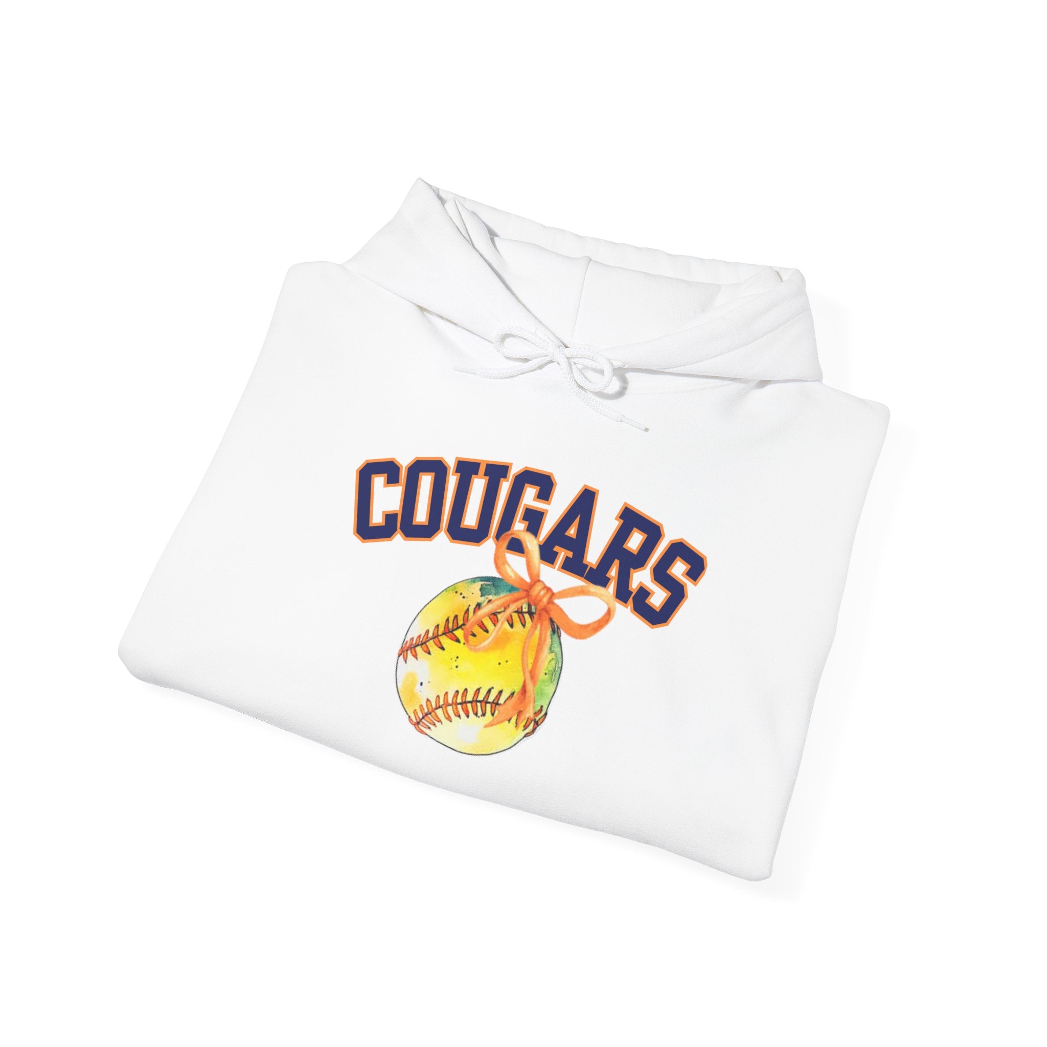 Cougars Softball Hoodie — Varsity Softball Team Pullover