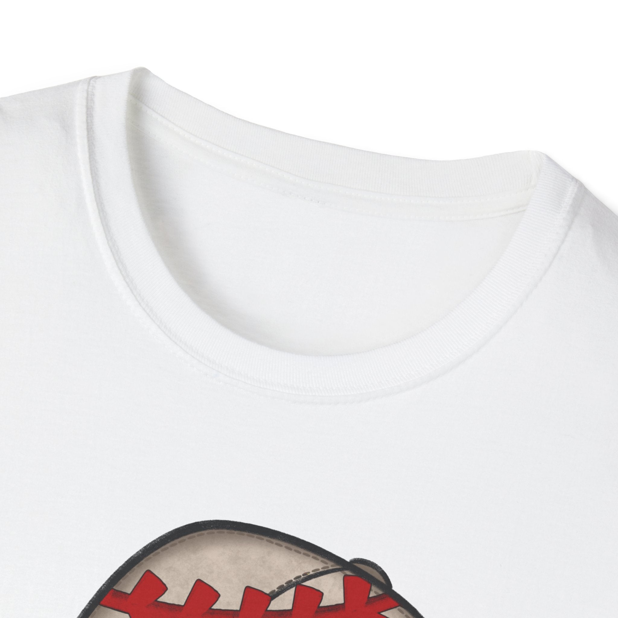 Baseball Mama T-Shirt — "My Heart Is On That Field" Leopard Print Design