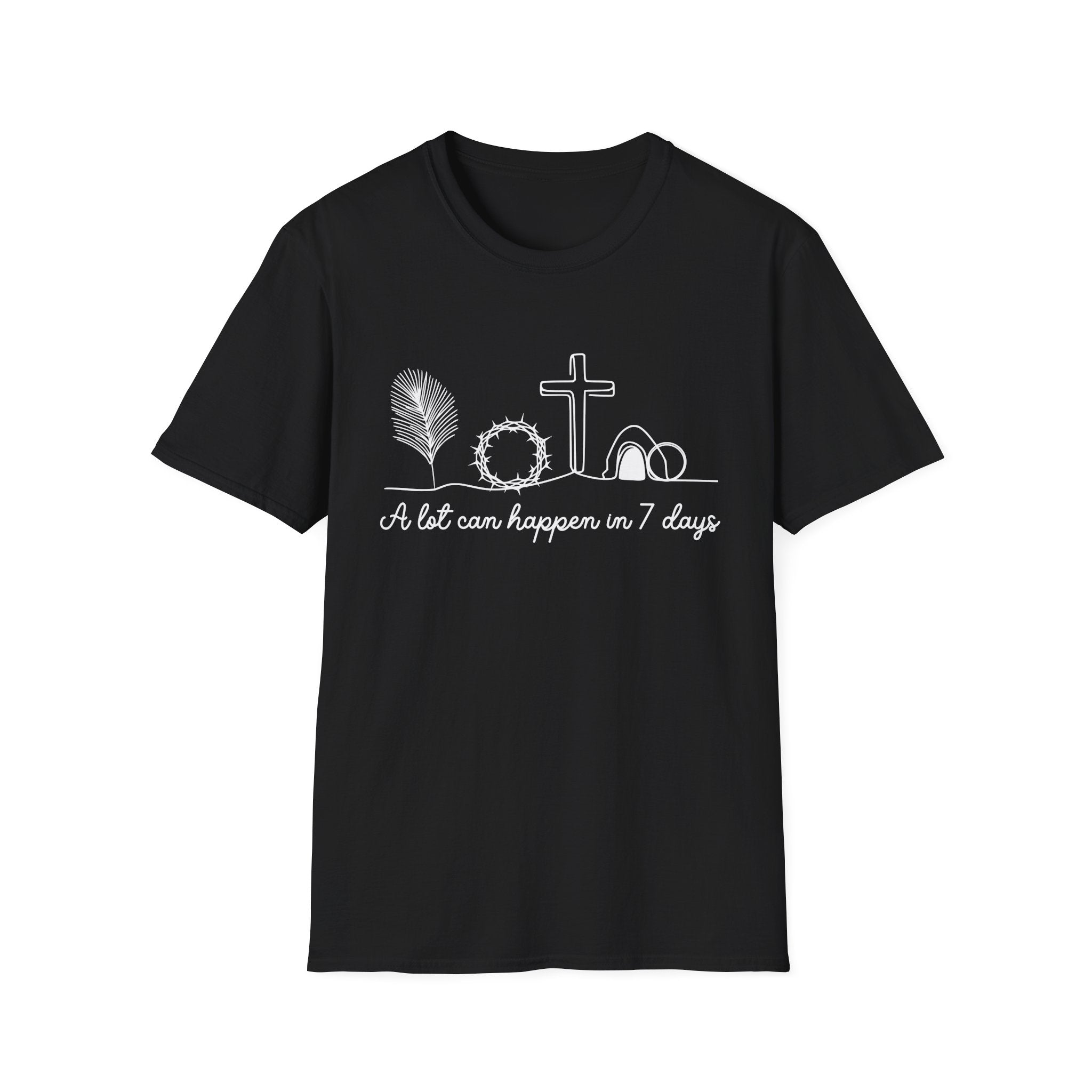 A Lot Can Happen in Seven Days Easter Story — Classic Soft Tee