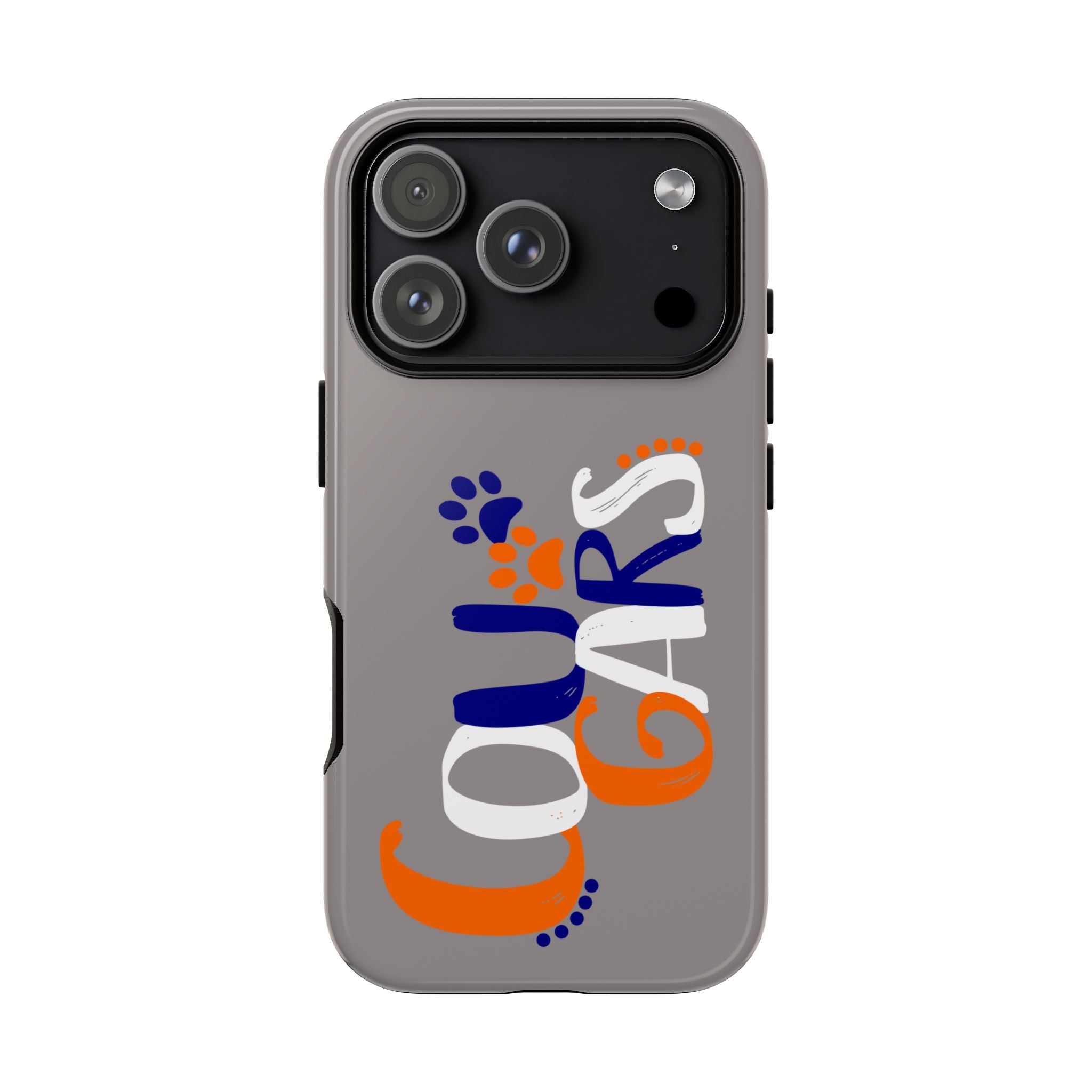 Cougars Phone Case – Cute Paw Print Team Design