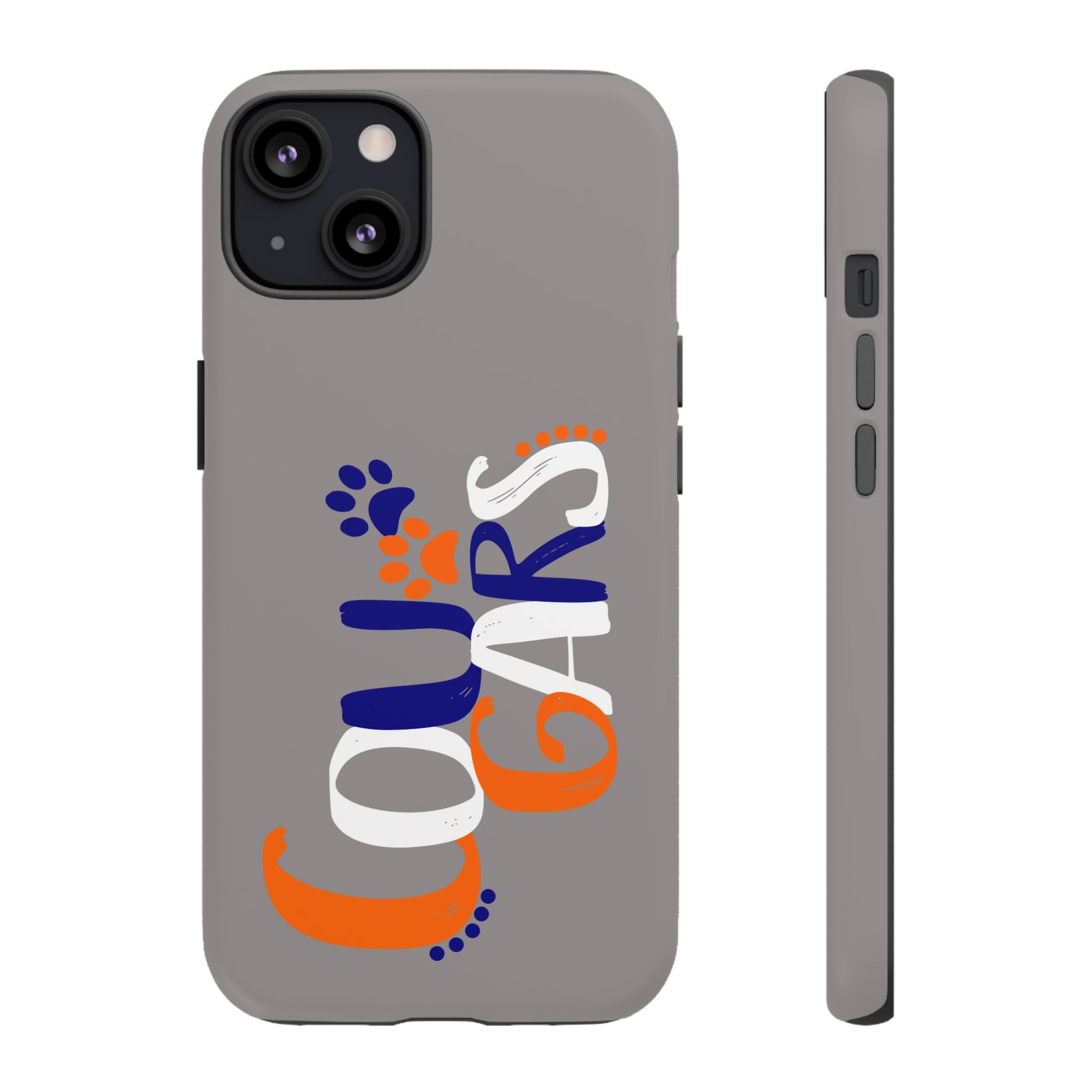 Cougars Phone Case – Cute Paw Print Team Design